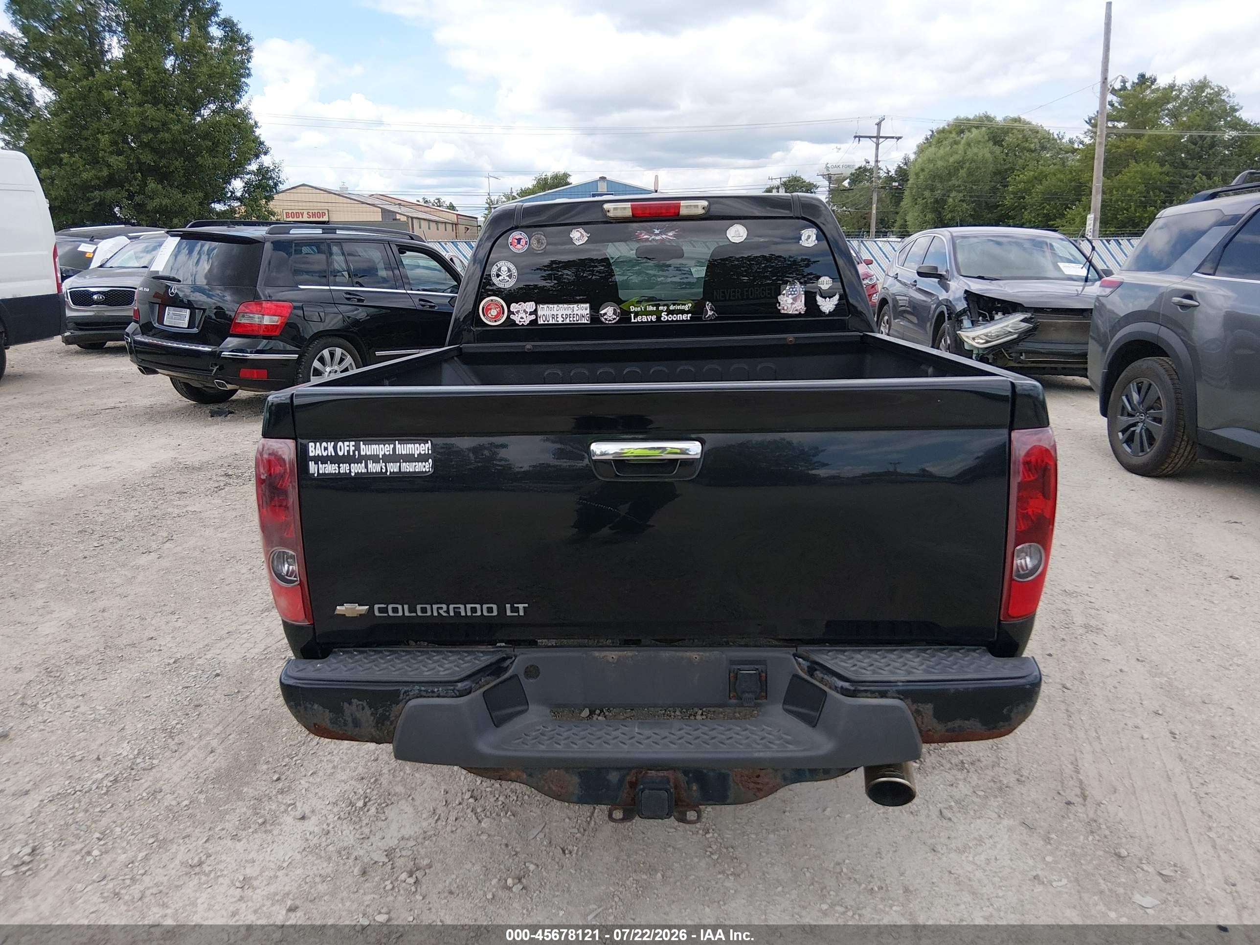 2011 Chevrolet Colorado 1lt Black vin: 1GCDSCFE9B8140584