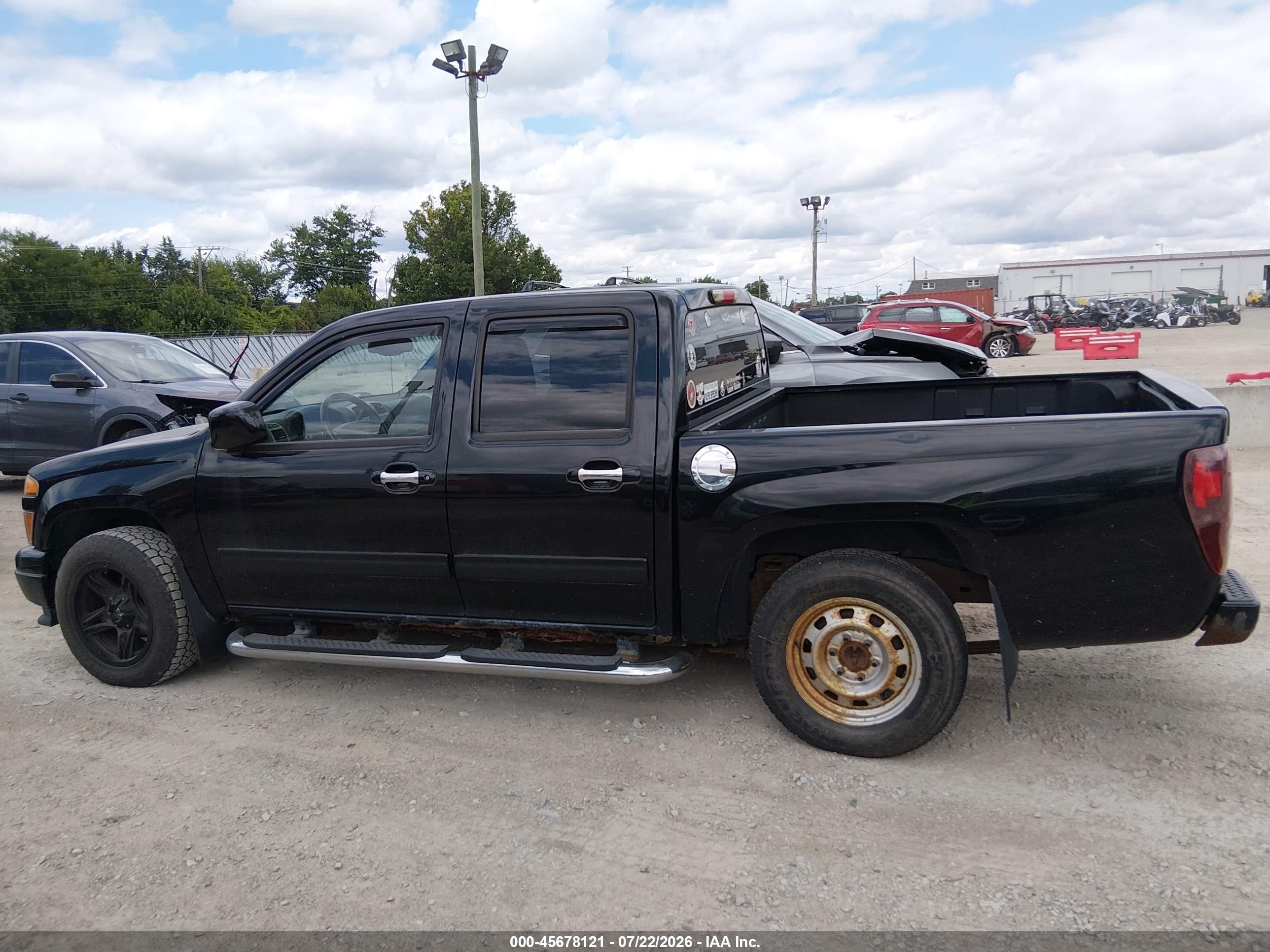 2011 Chevrolet Colorado 1lt Black vin: 1GCDSCFE9B8140584