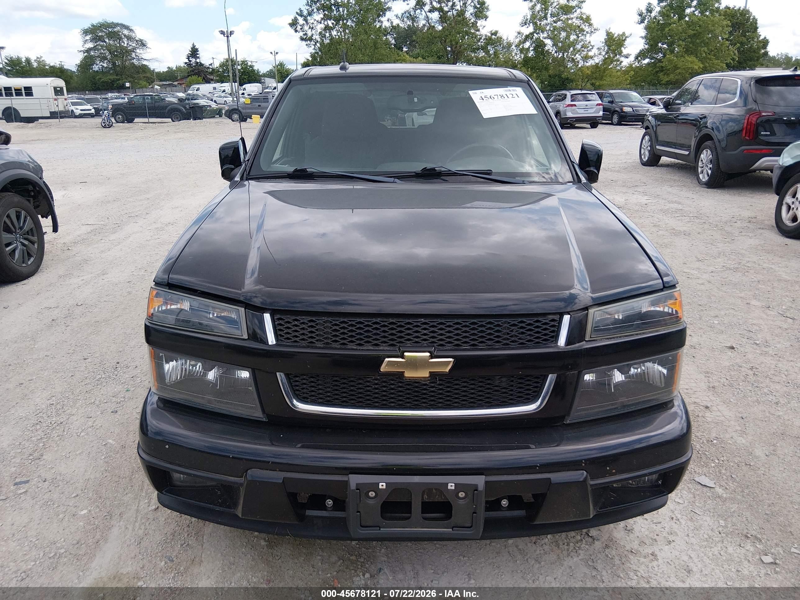 2011 Chevrolet Colorado 1lt Black vin: 1GCDSCFE9B8140584