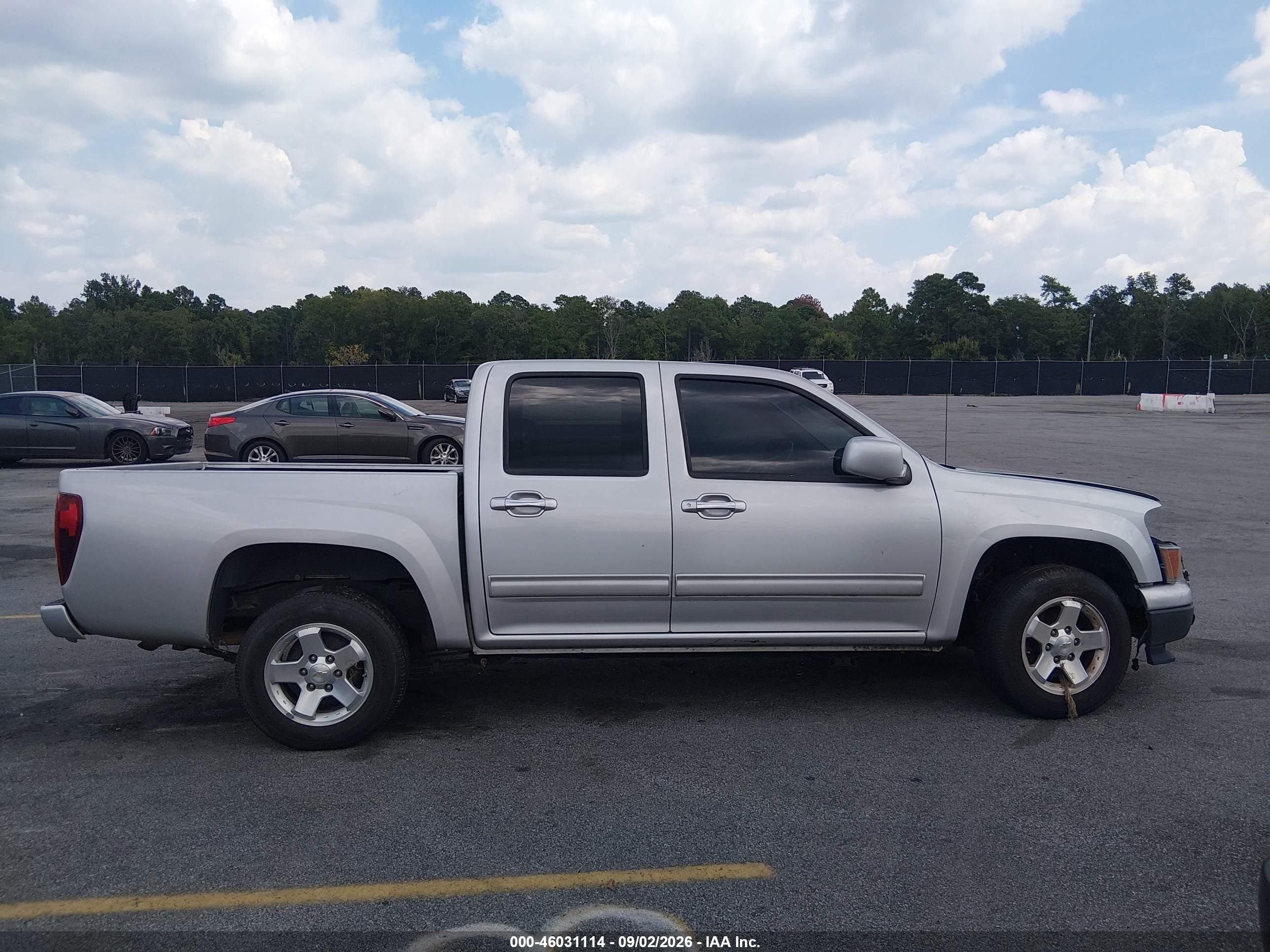 2012 Chevrolet Colorado Lt W/1lt Silver vin: 1GCDSCFE9C8164207