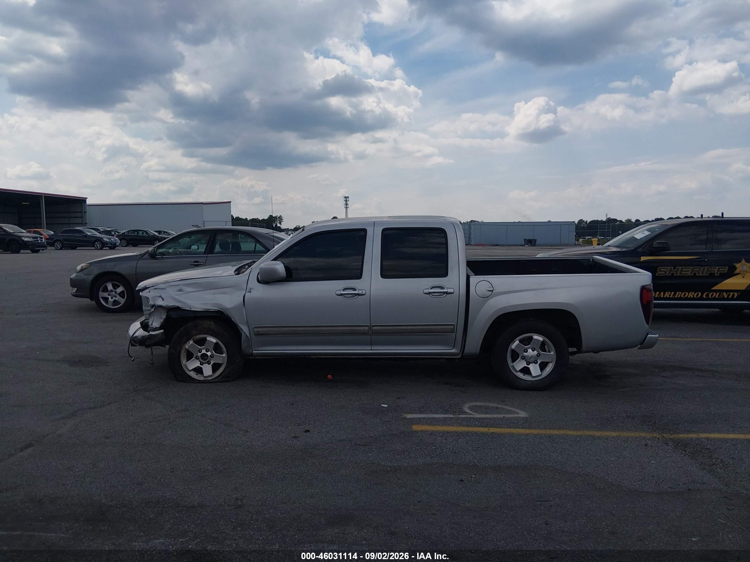 2012 Chevrolet Colorado Lt W/1lt Silver vin: 1GCDSCFE9C8164207