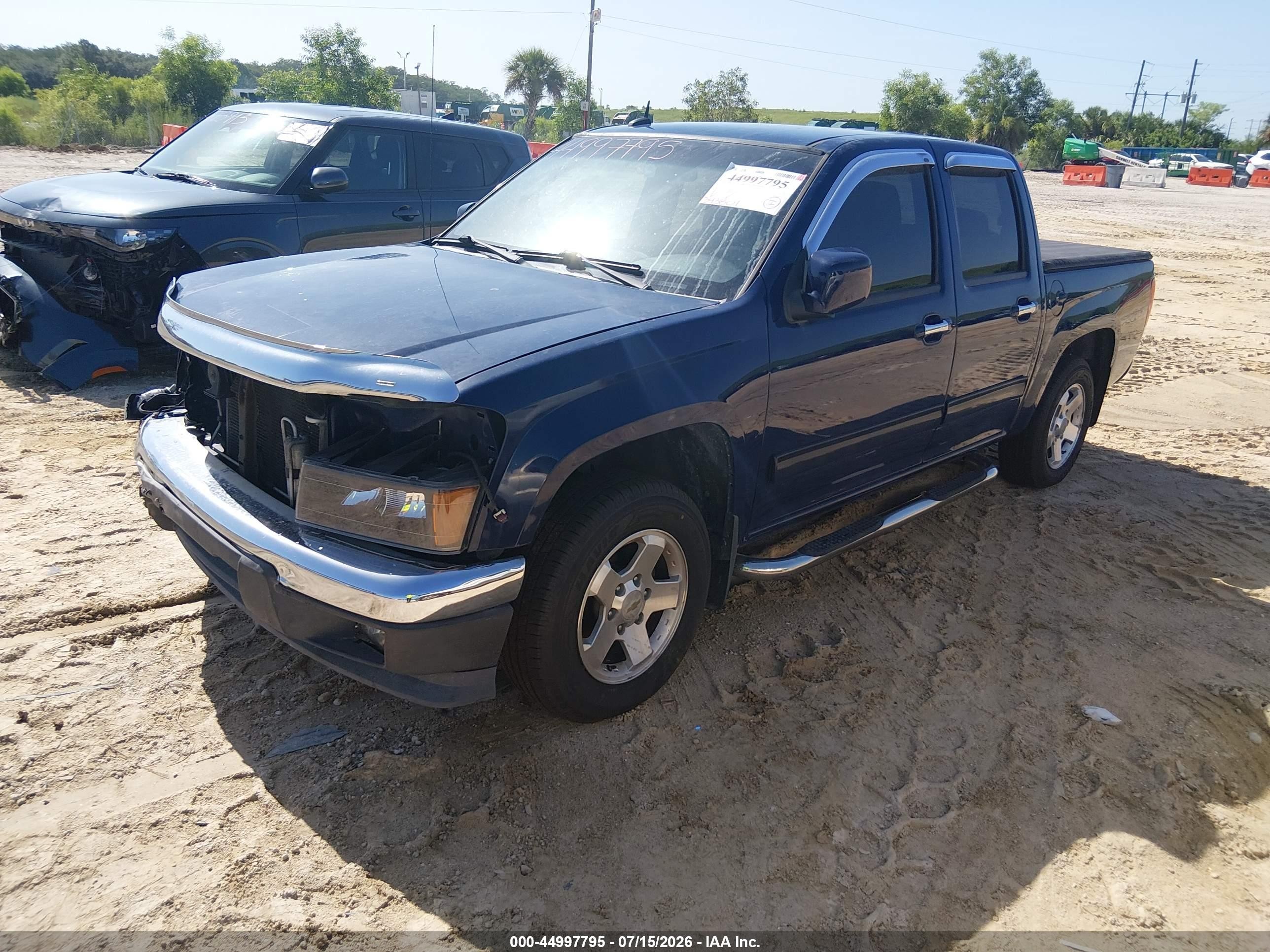 2012 Chevrolet Colorado 1lt Blue vin: 1GCDSCFEXC8153765