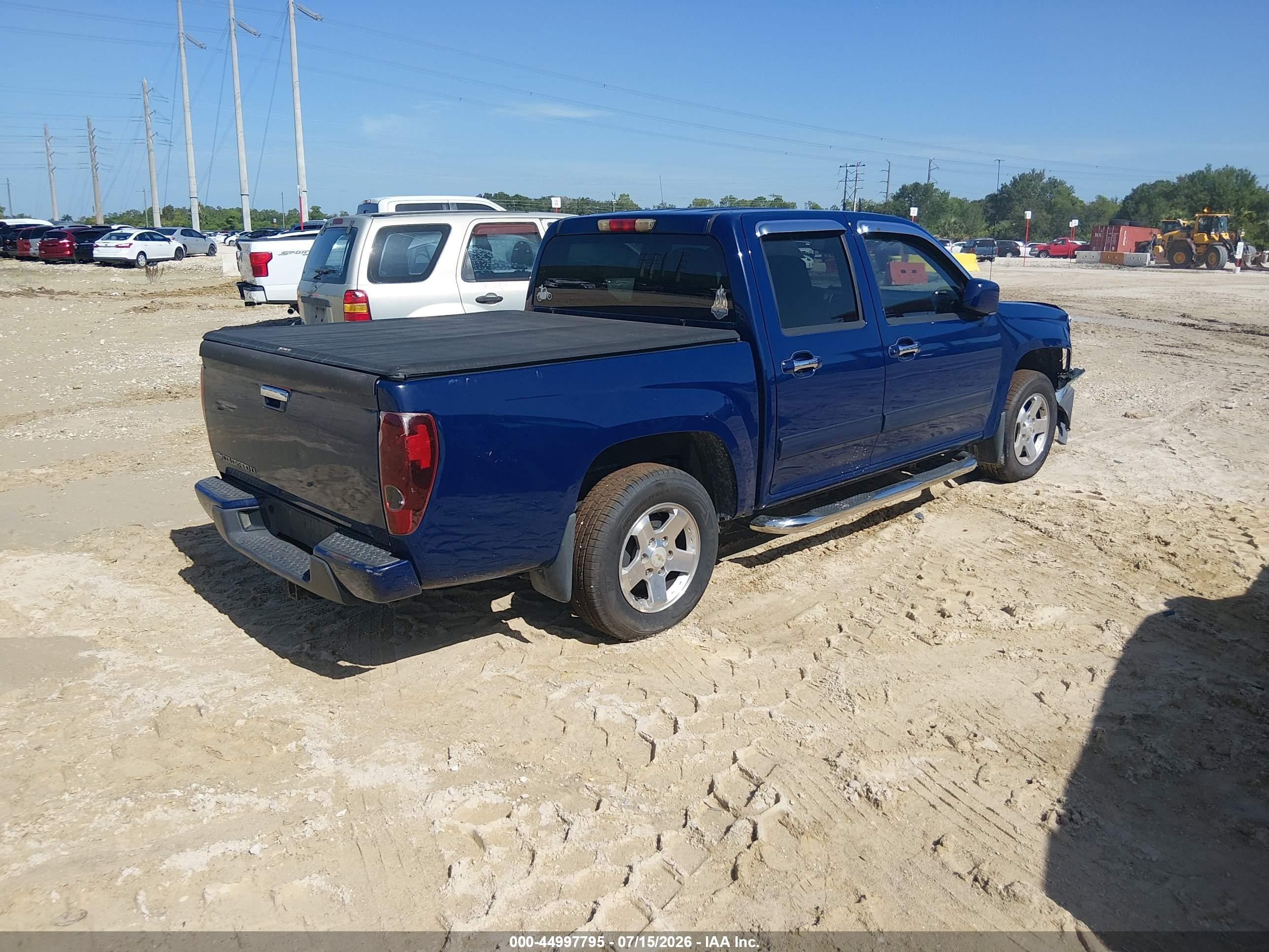 2012 Chevrolet Colorado 1lt Blue vin: 1GCDSCFEXC8153765