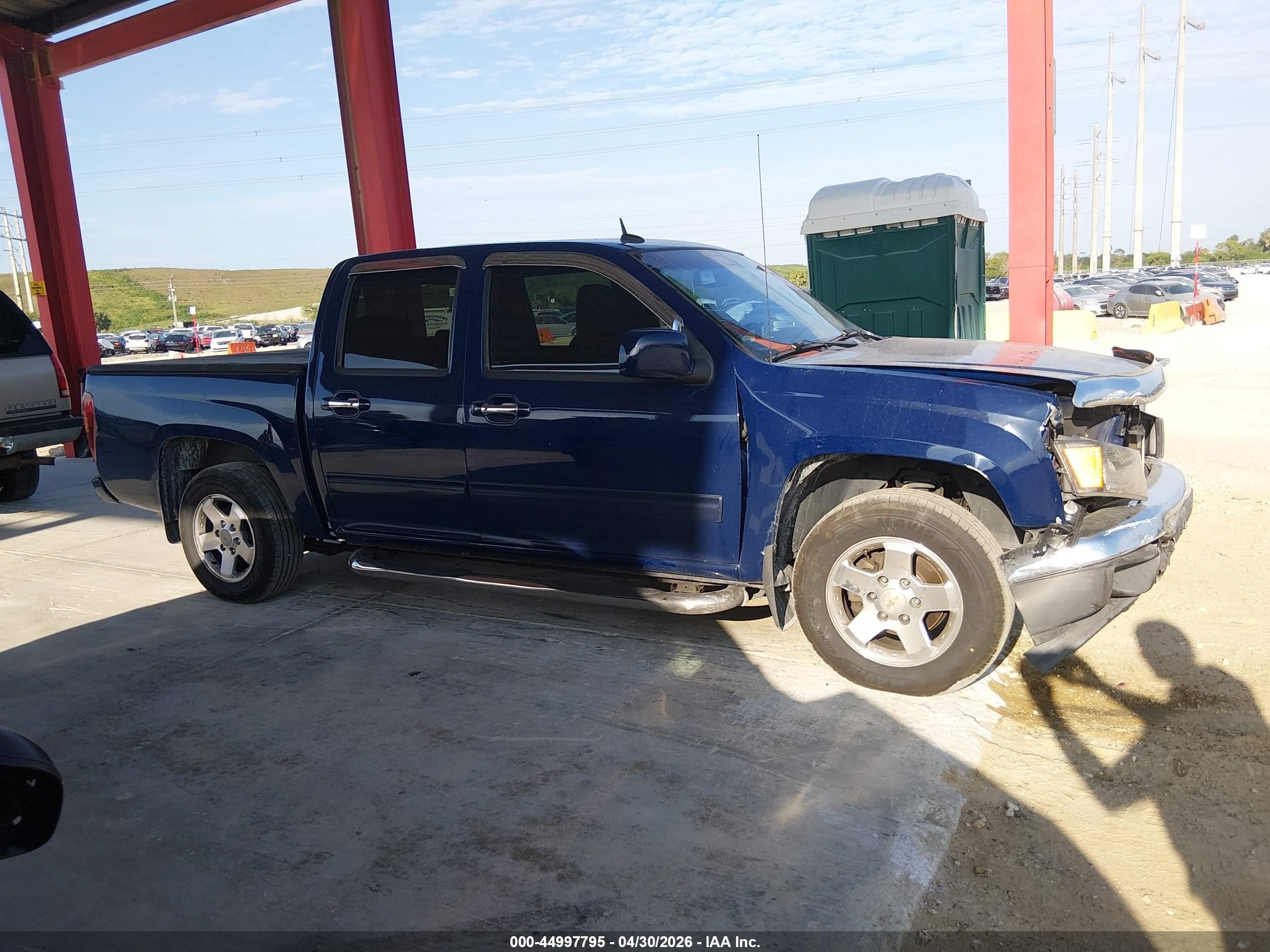 2012 Chevrolet Colorado 1lt Blue vin: 1GCDSCFEXC8153765
