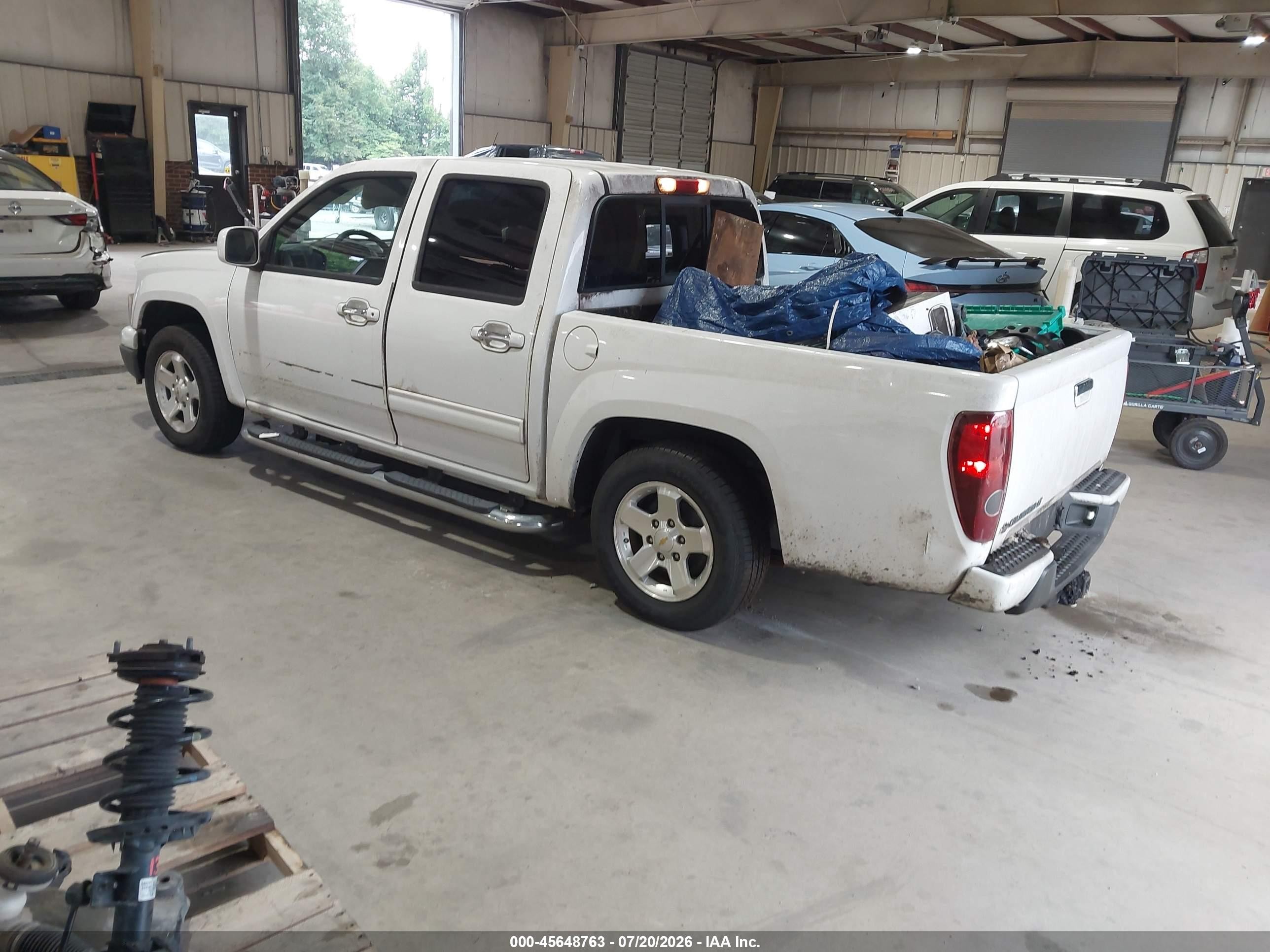 2012 Chevrolet Colorado Lt W/1lt White vin: 1GCDSCFEXC8169044