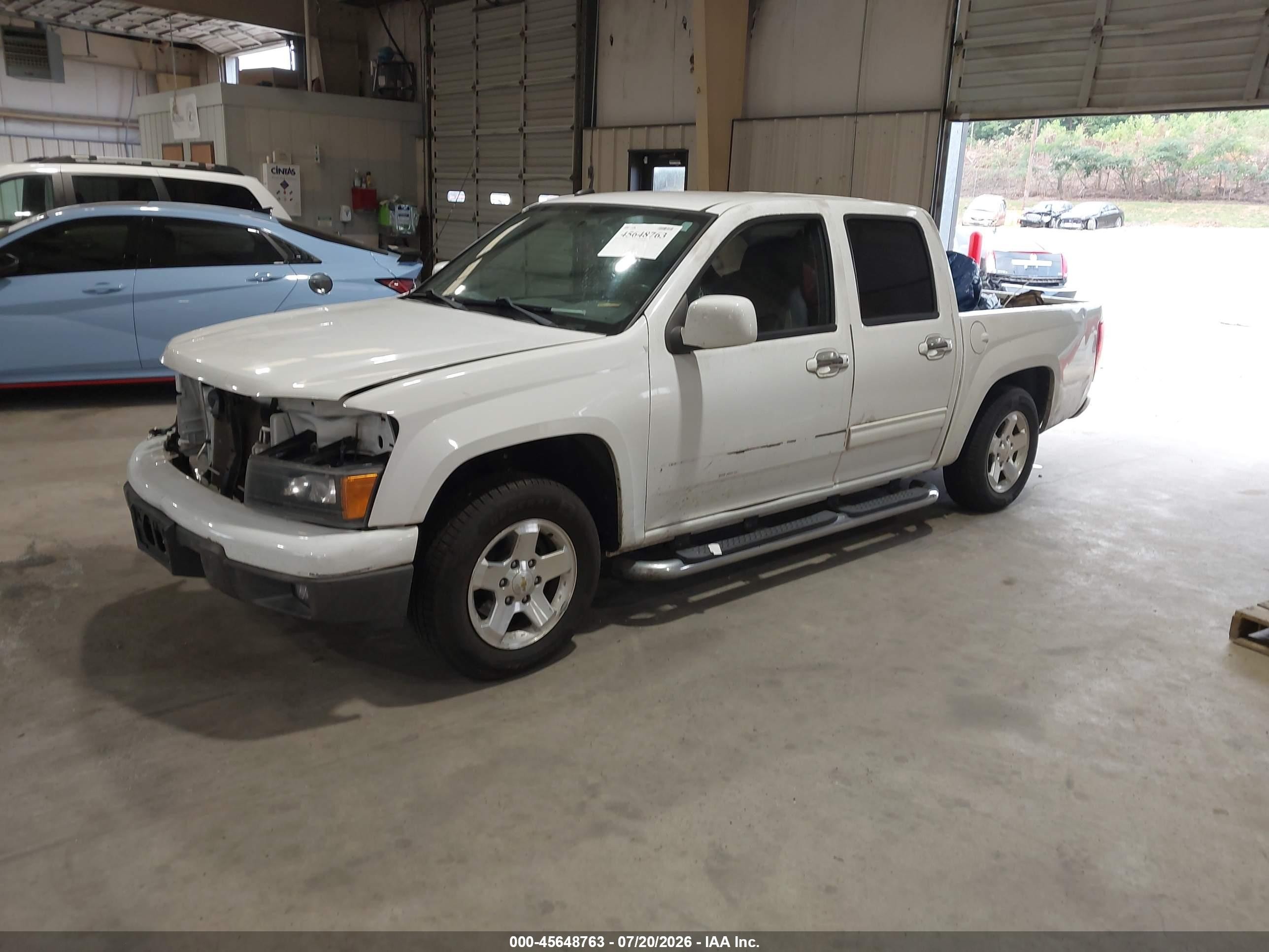2012 Chevrolet Colorado Lt W/1lt White vin: 1GCDSCFEXC8169044