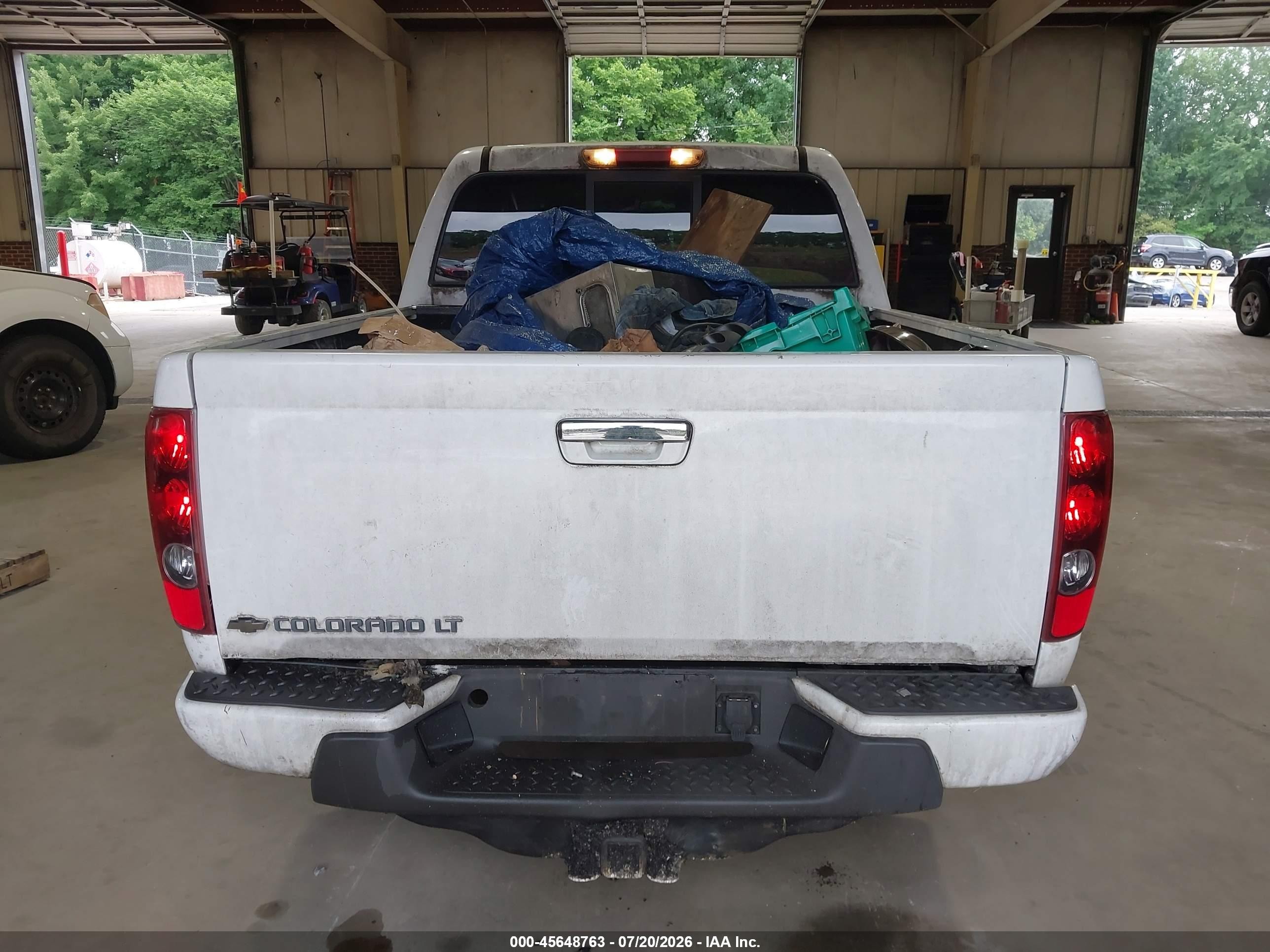 2012 Chevrolet Colorado Lt W/1lt White vin: 1GCDSCFEXC8169044