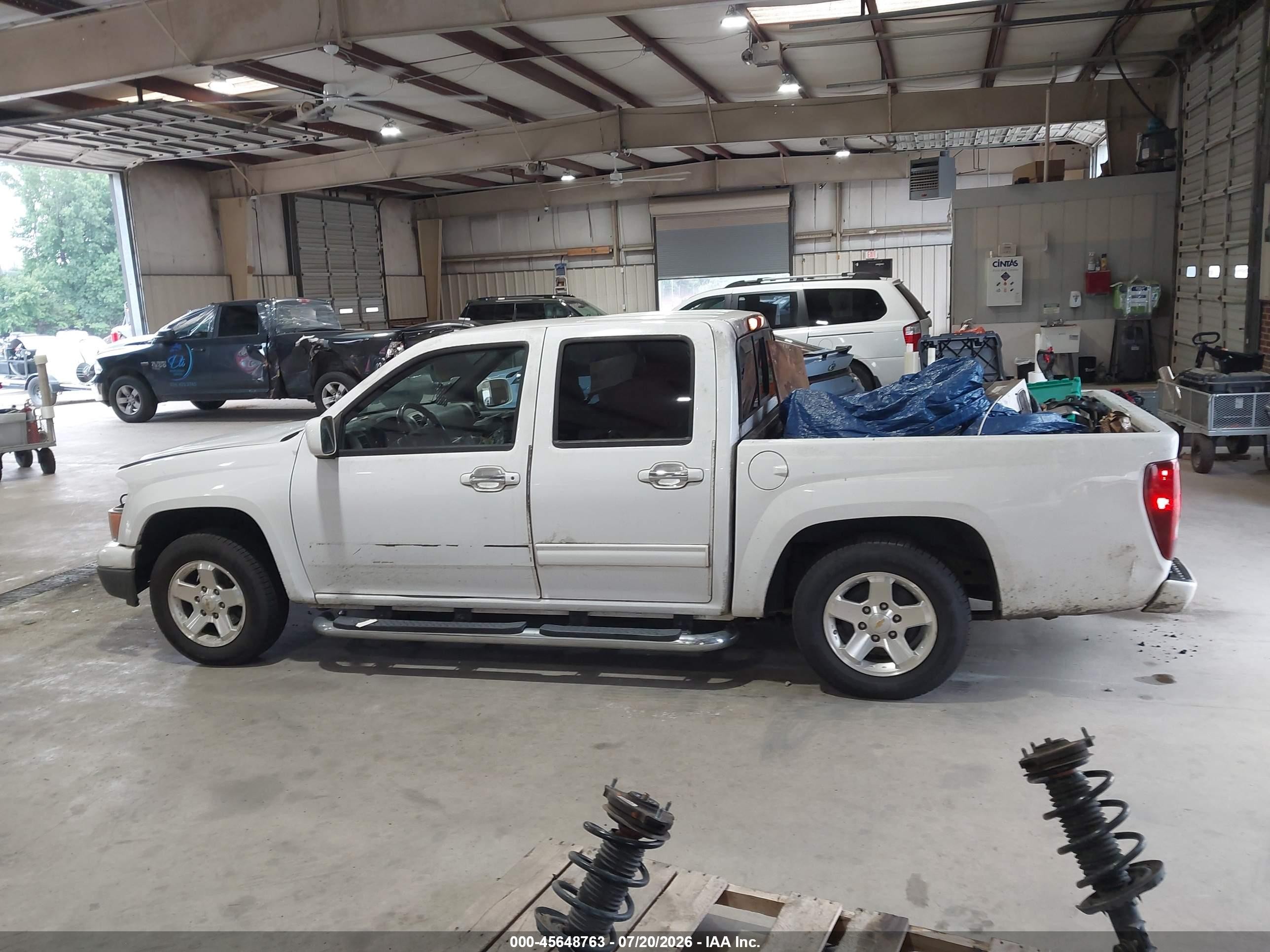 2012 Chevrolet Colorado Lt W/1lt White vin: 1GCDSCFEXC8169044