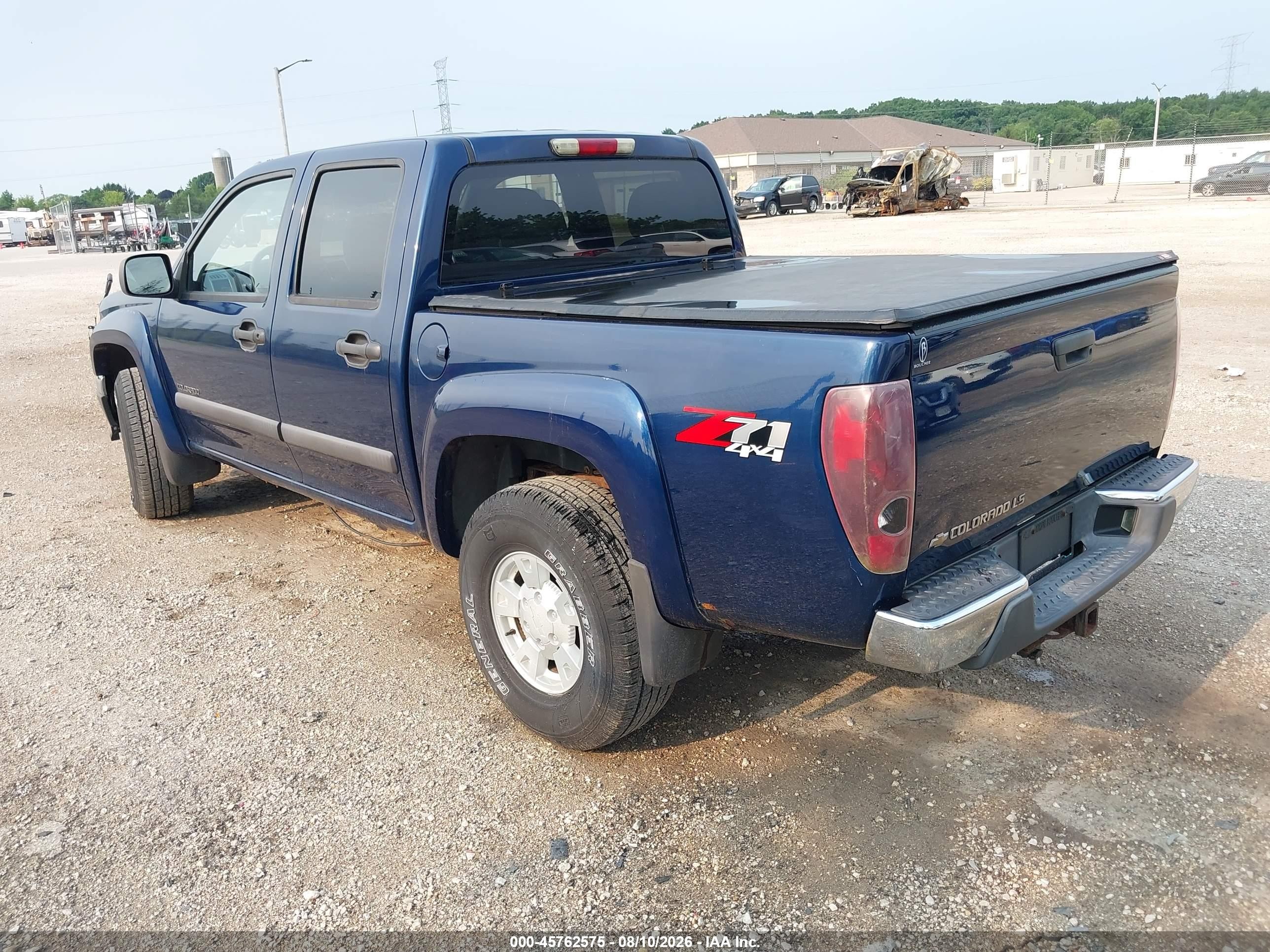 2004 Chevrolet Colorado Ls Blue vin: 1GCDT136048115395