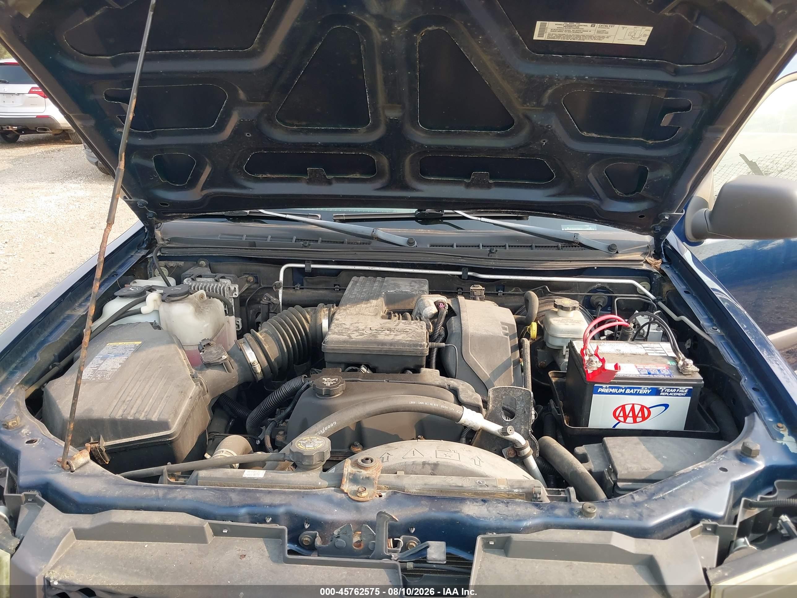 2004 Chevrolet Colorado Ls Blue vin: 1GCDT136048115395