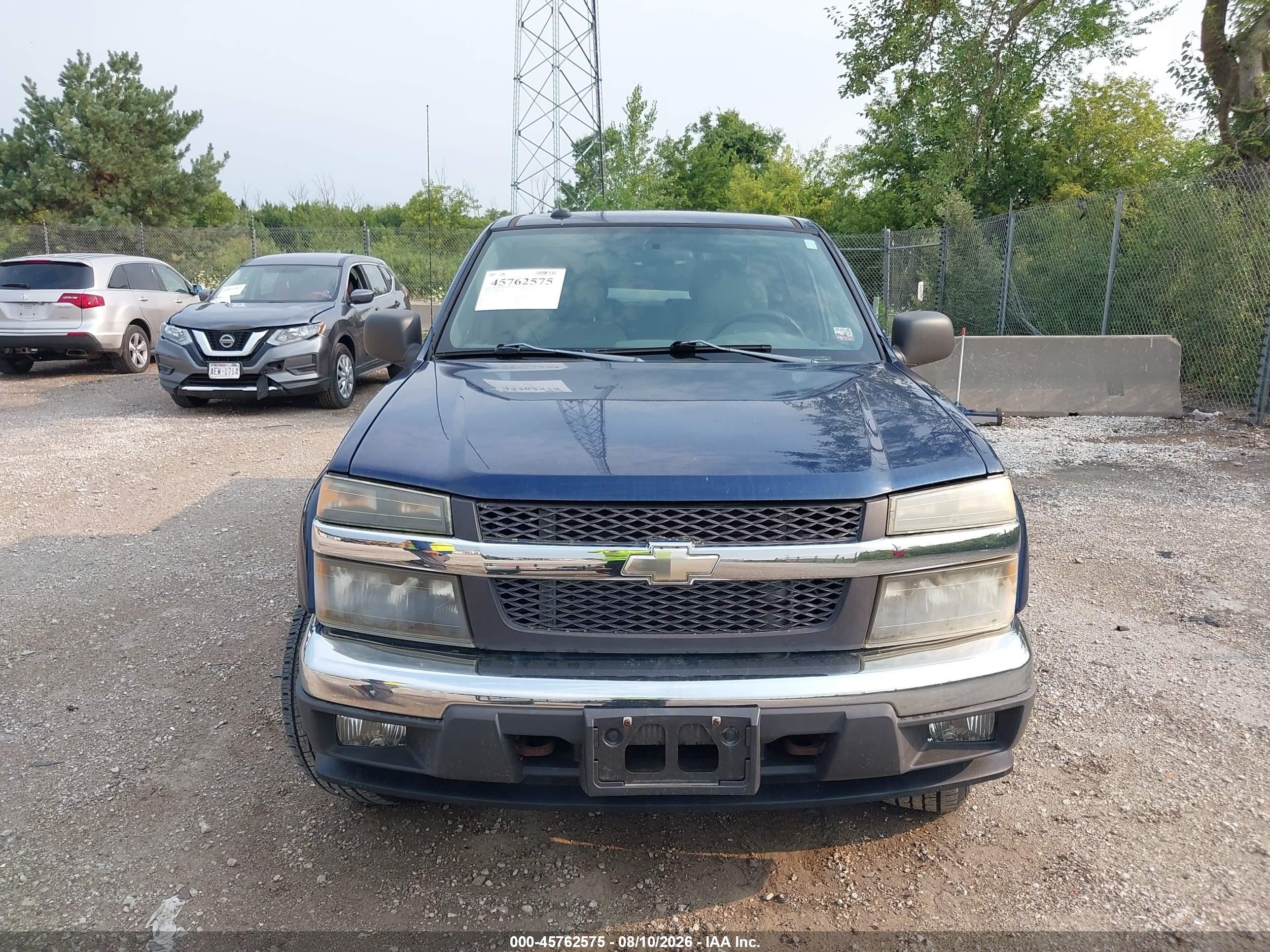 2004 Chevrolet Colorado Ls Blue vin: 1GCDT136048115395