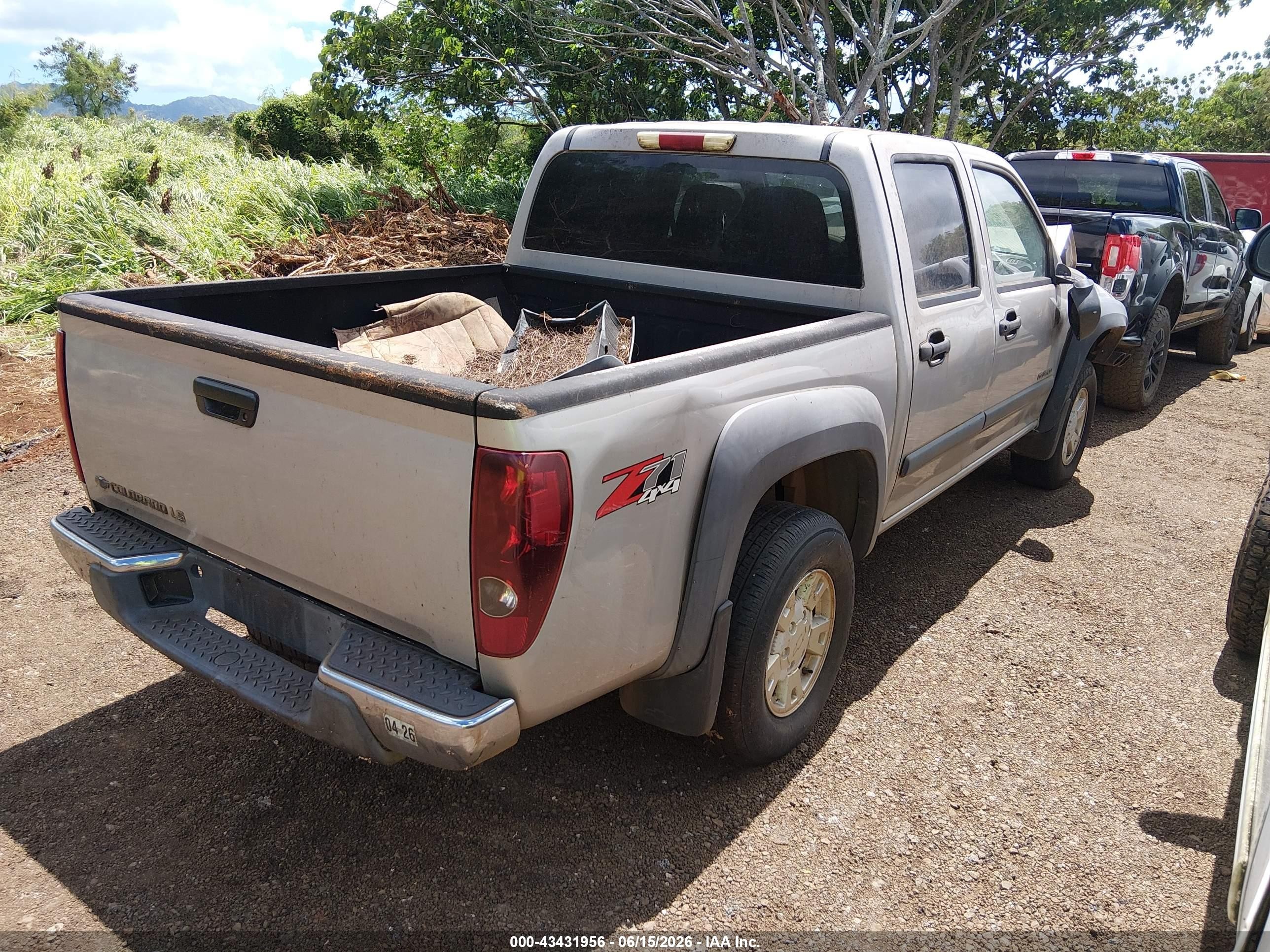 2004 Chevrolet Colorado Ls Brown vin: 1GCDT136048129751