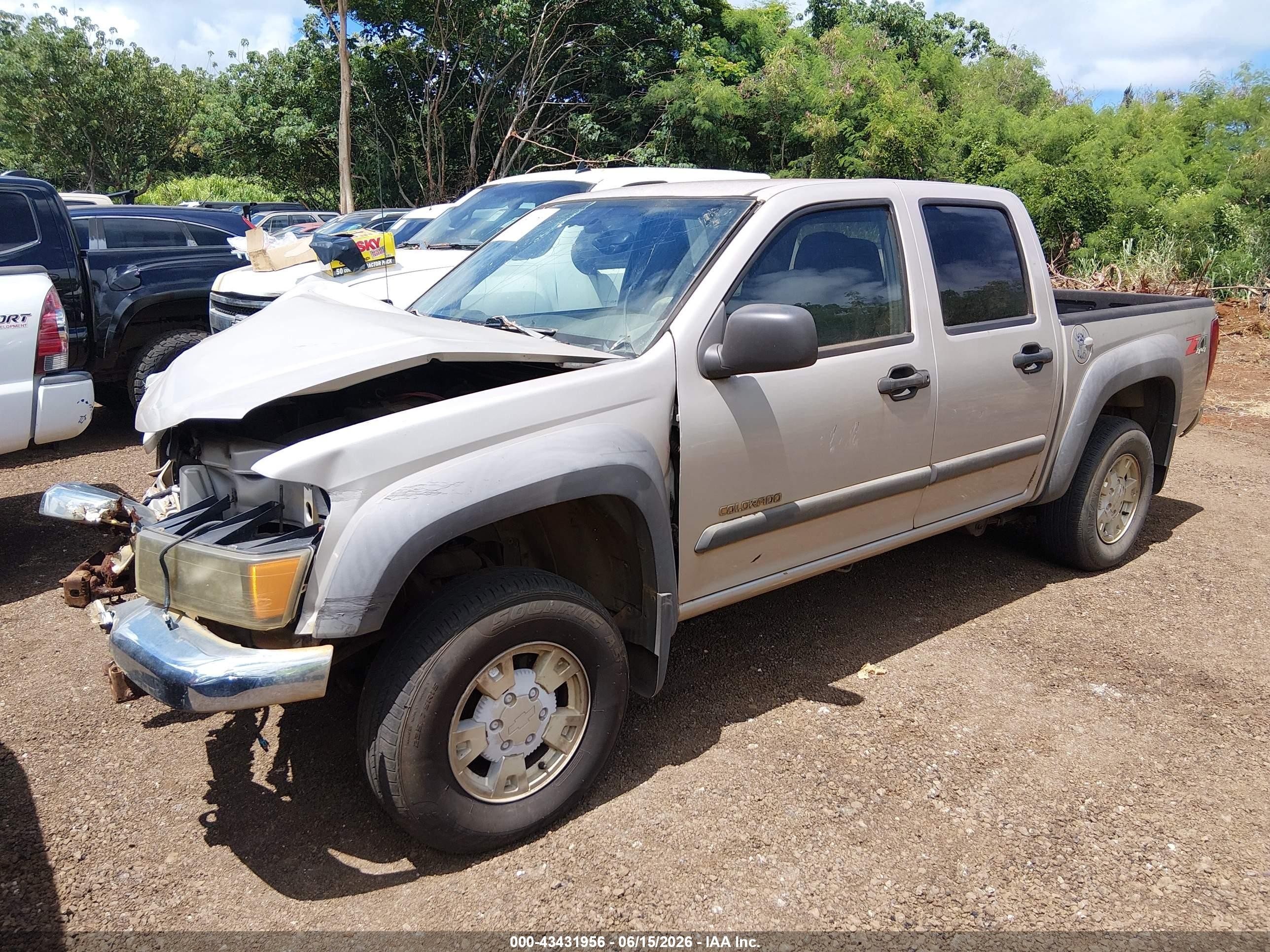 2004 Chevrolet Colorado Ls Brown vin: 1GCDT136048129751