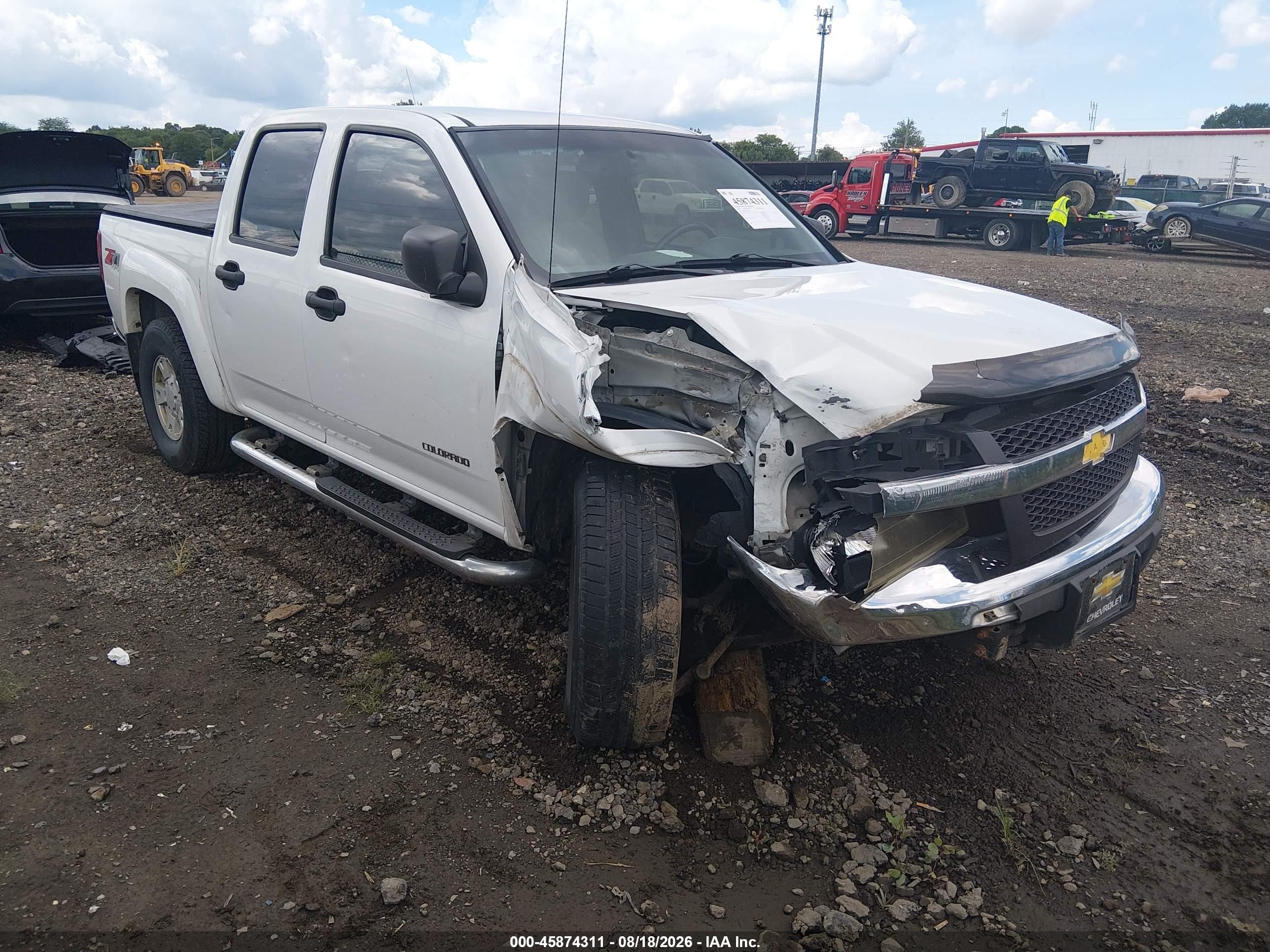 2005 Chevrolet Colorado Ls Белый vin: 1GCDT136058171421