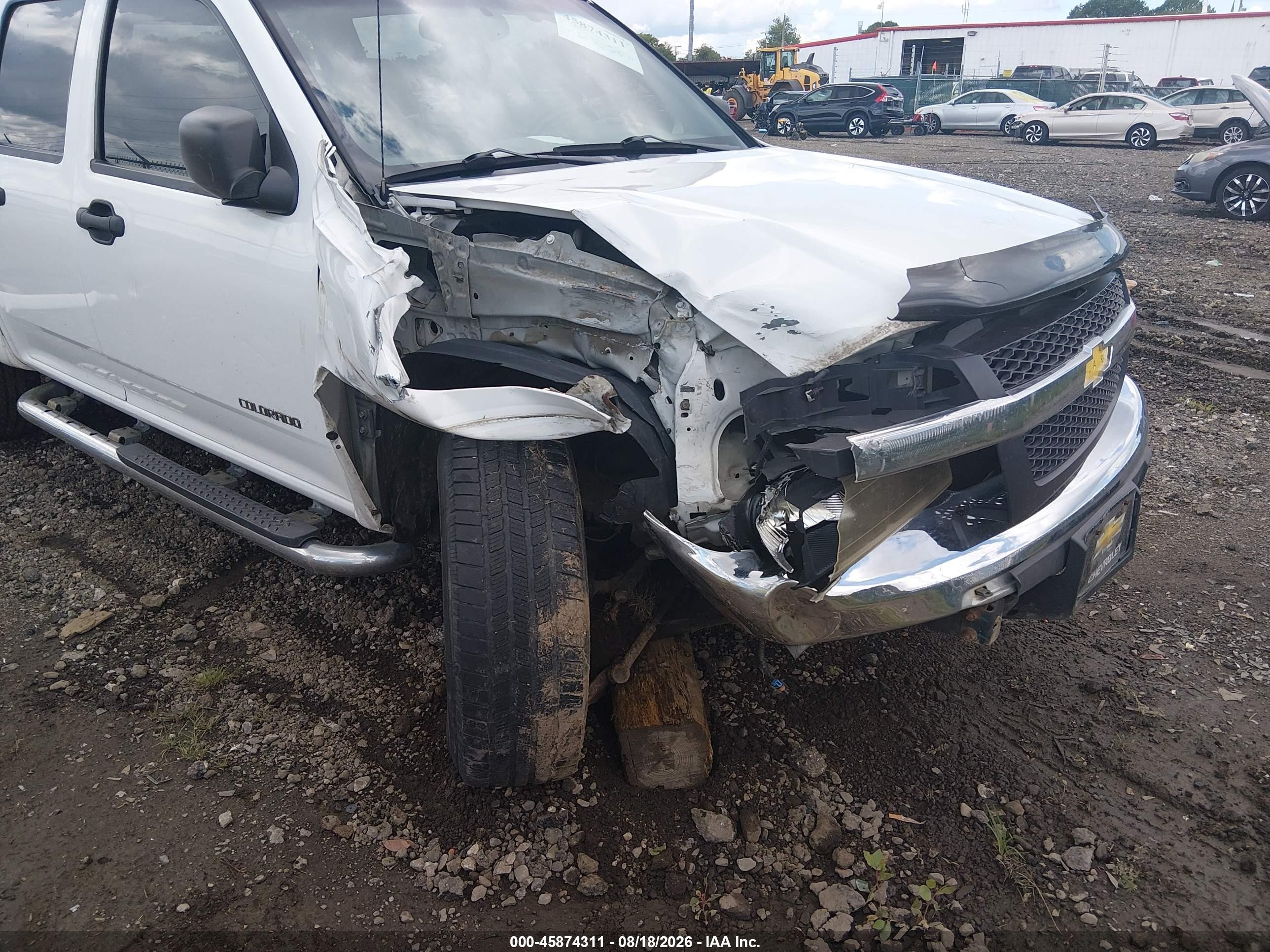 2005 Chevrolet Colorado Ls Белый vin: 1GCDT136058171421
