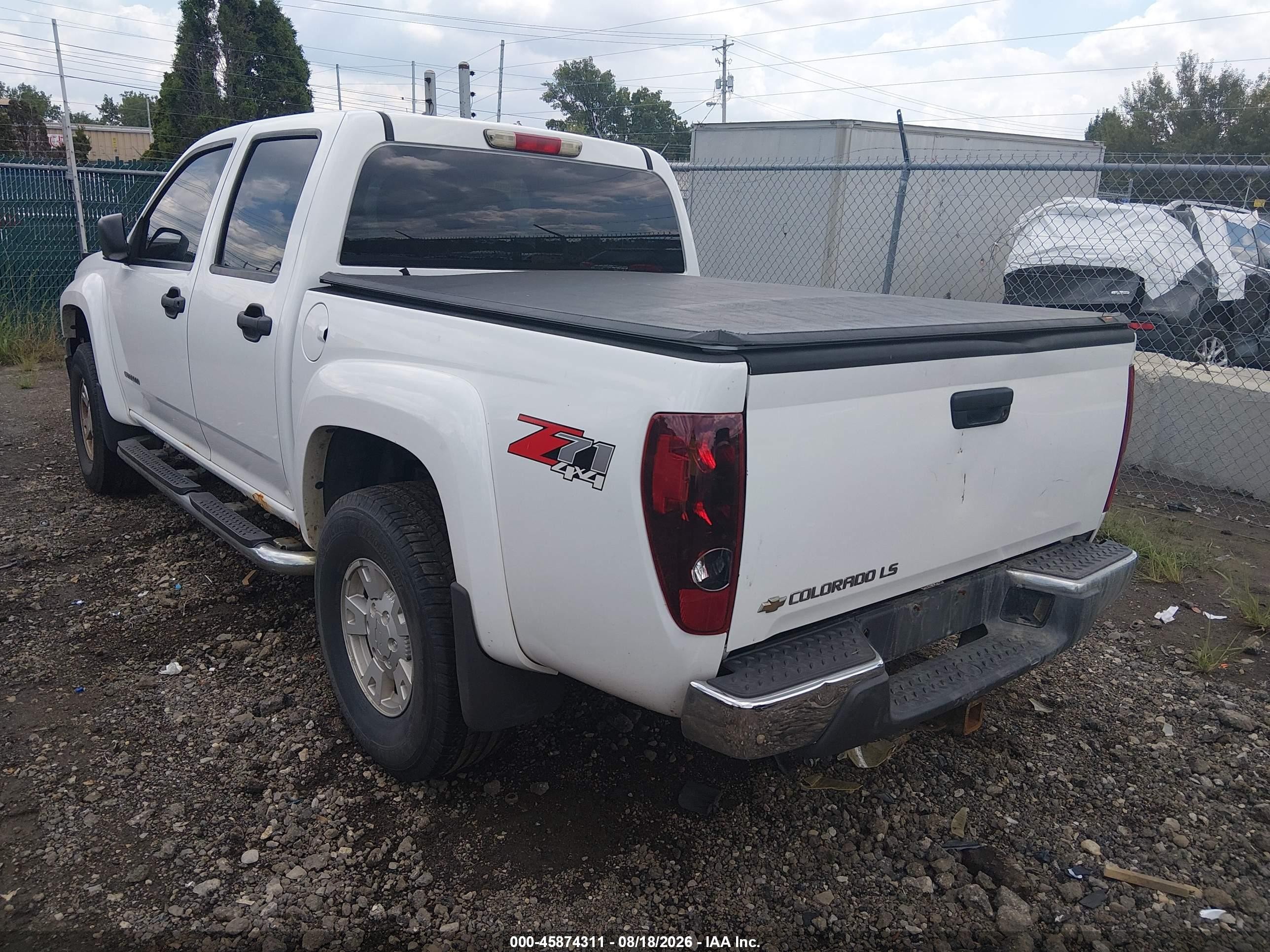 2005 Chevrolet Colorado Ls Белый vin: 1GCDT136058171421