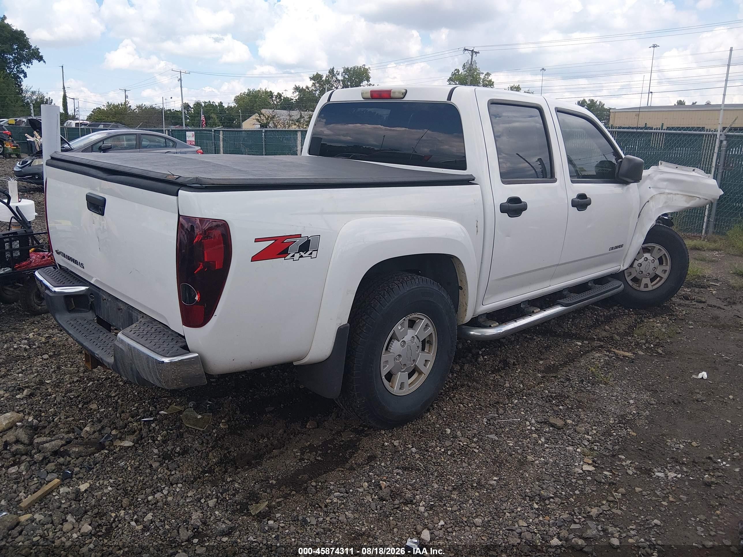 2005 Chevrolet Colorado Ls Белый vin: 1GCDT136058171421