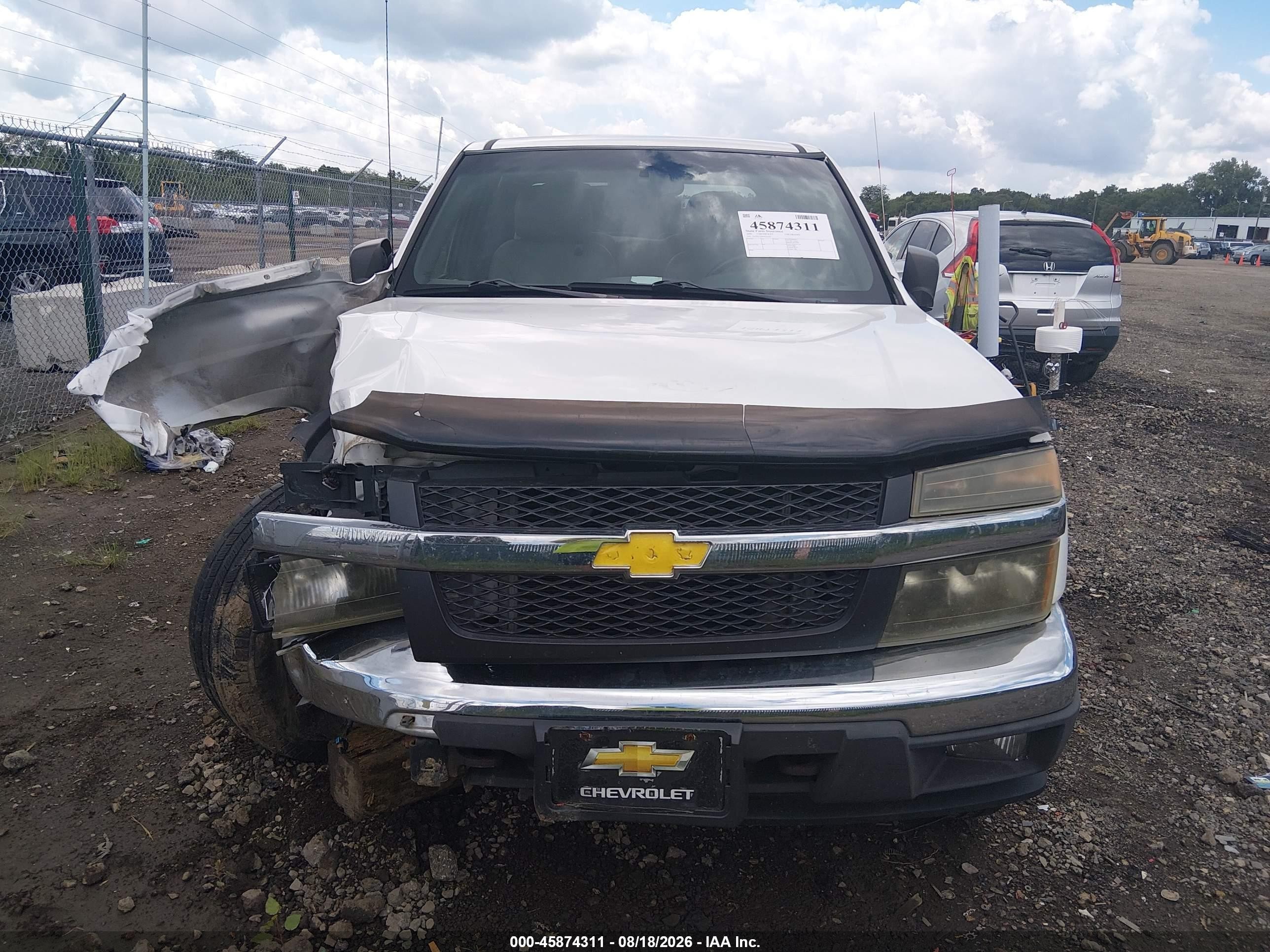 2005 Chevrolet Colorado Ls Белый vin: 1GCDT136058171421