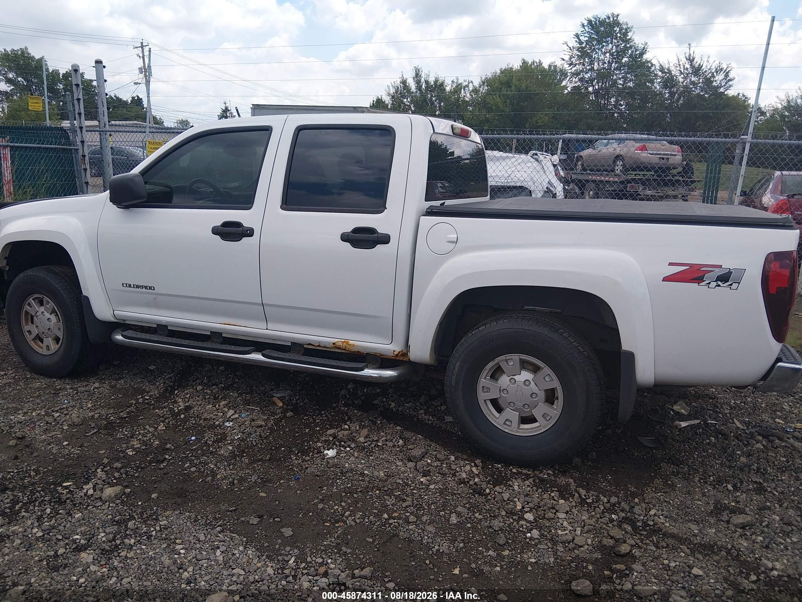 2005 Chevrolet Colorado Ls Белый vin: 1GCDT136058171421