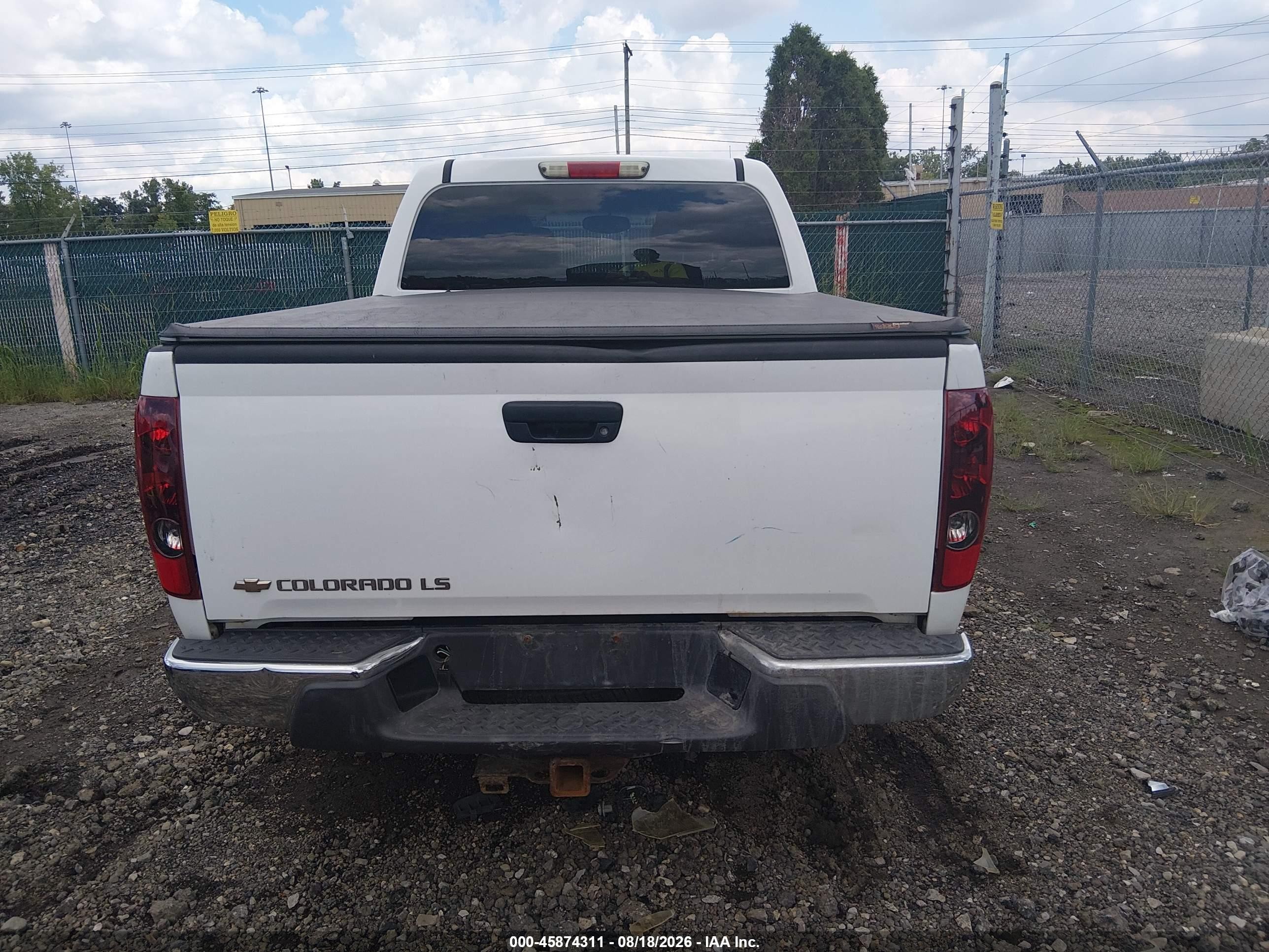 2005 Chevrolet Colorado Ls Белый vin: 1GCDT136058171421