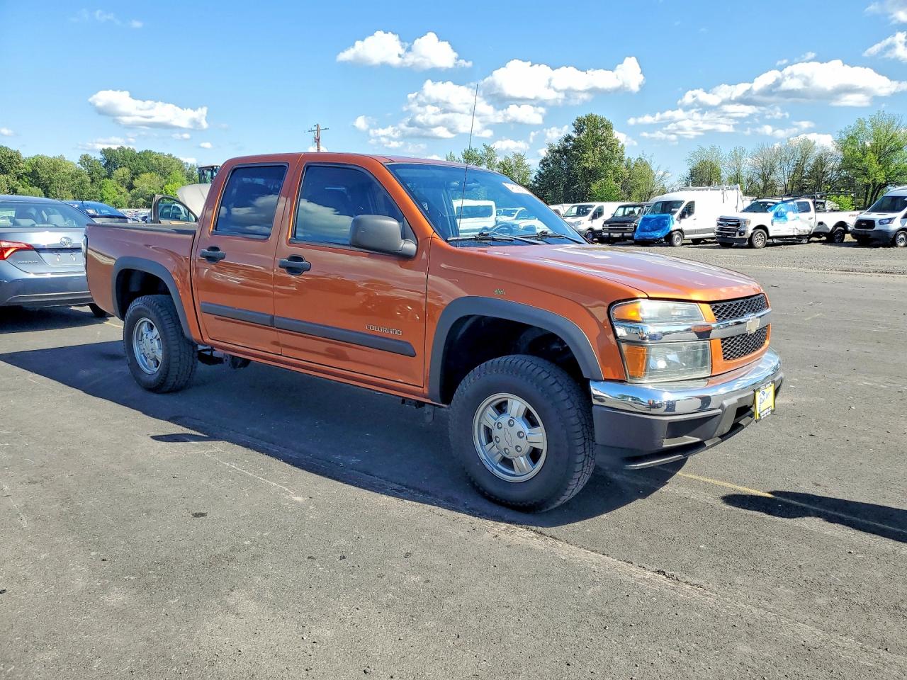 2005 Chevrolet Colorado Orange vin: 1GCDT136058233979