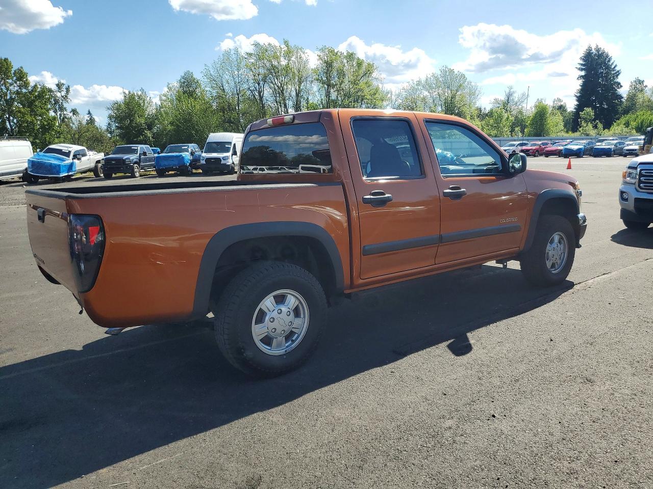 2005 Chevrolet Colorado Orange vin: 1GCDT136058233979