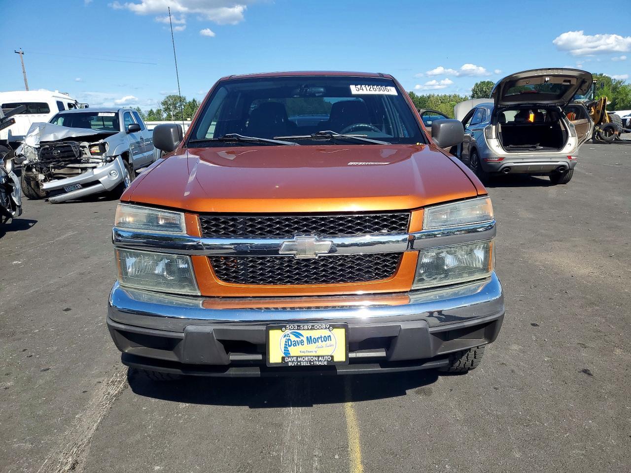 2005 Chevrolet Colorado Orange vin: 1GCDT136058233979