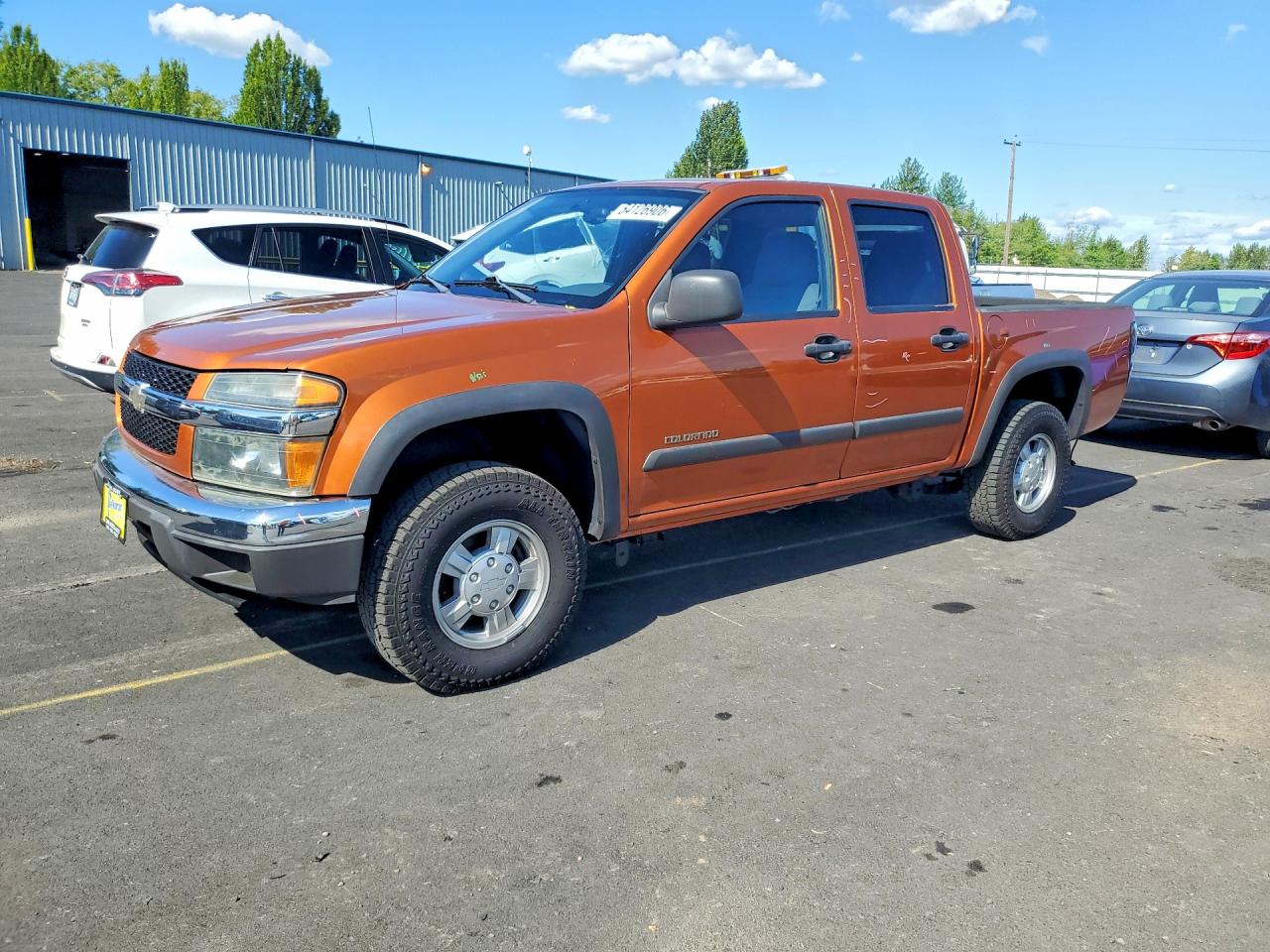 2005 Chevrolet Colorado Orange vin: 1GCDT136058233979