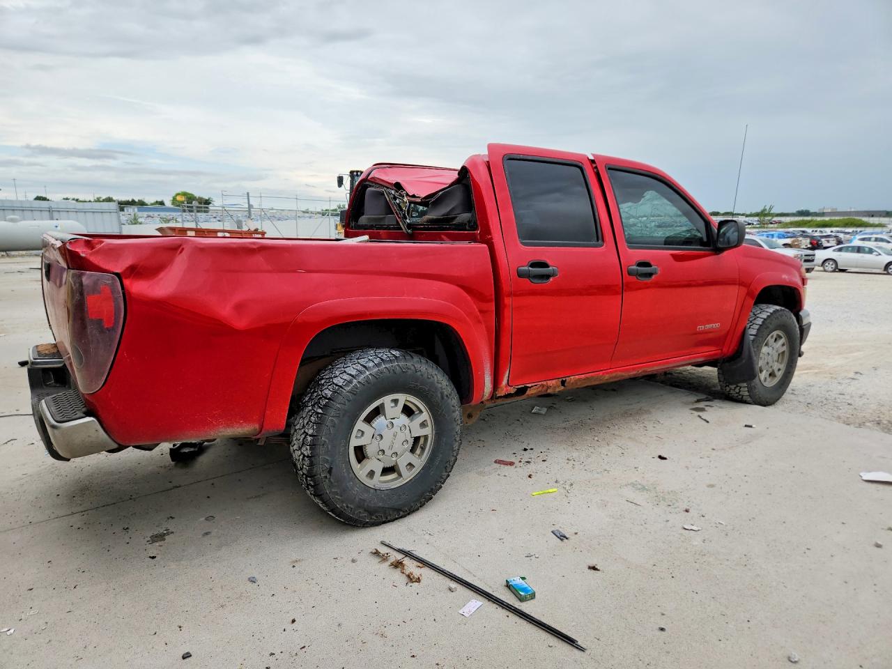 2005 Chevrolet Colorado Red vin: 1GCDT136058260499