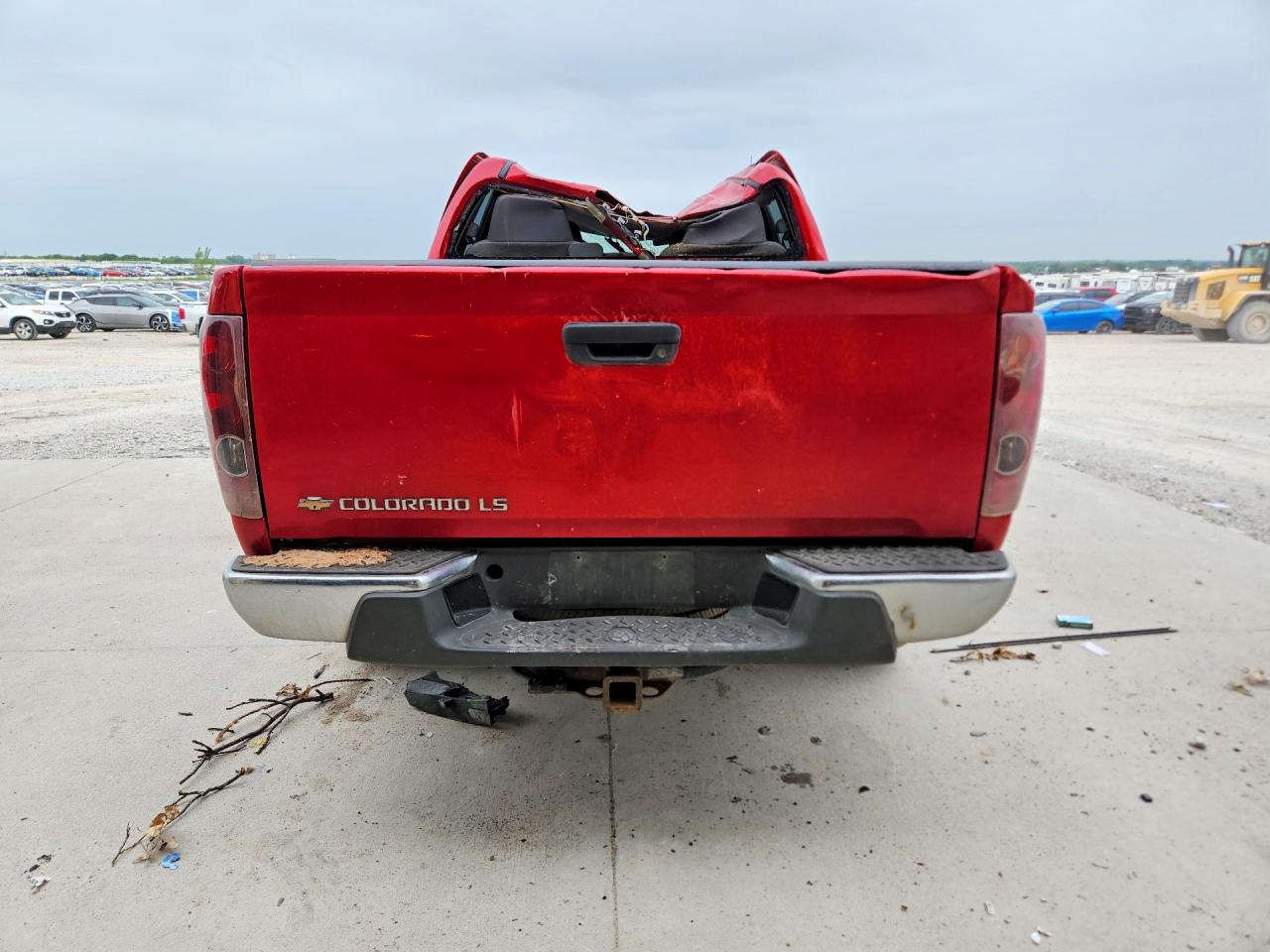 2005 Chevrolet Colorado Red vin: 1GCDT136058260499