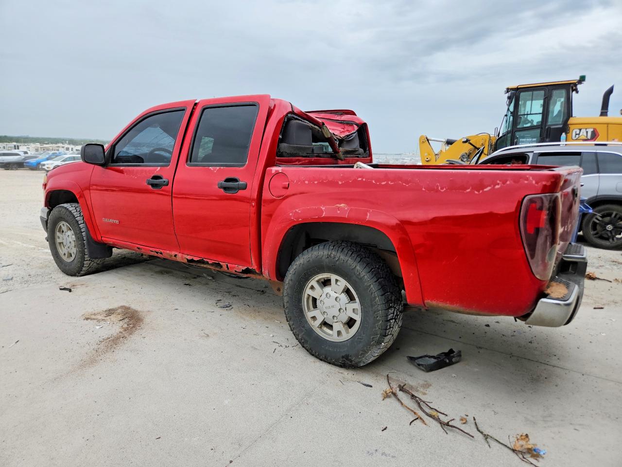 2005 Chevrolet Colorado Red vin: 1GCDT136058260499