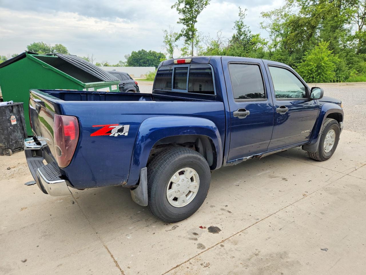 2004 Chevrolet Colorado Blue vin: 1GCDT136148211505