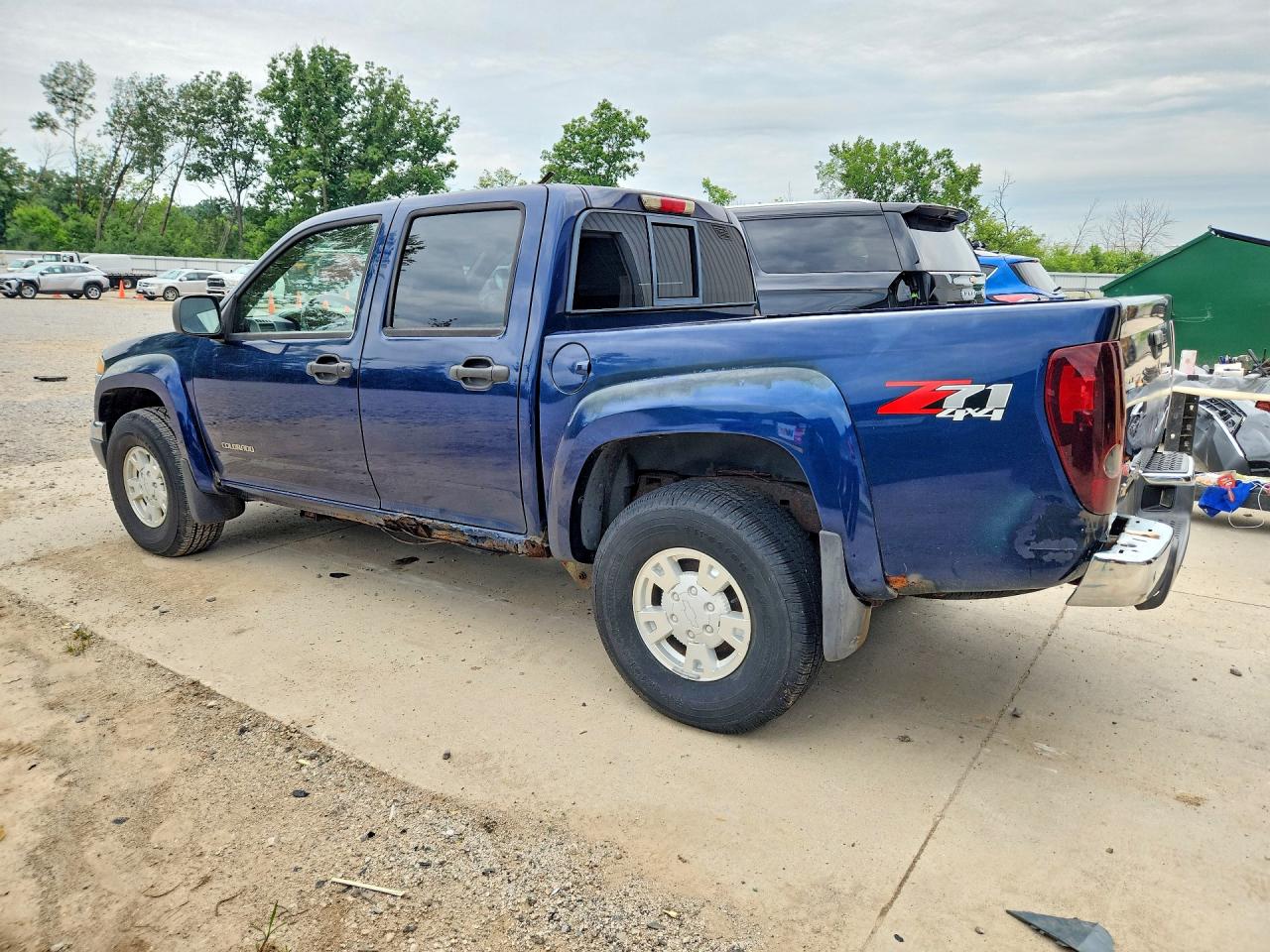 2004 Chevrolet Colorado Blue vin: 1GCDT136148211505