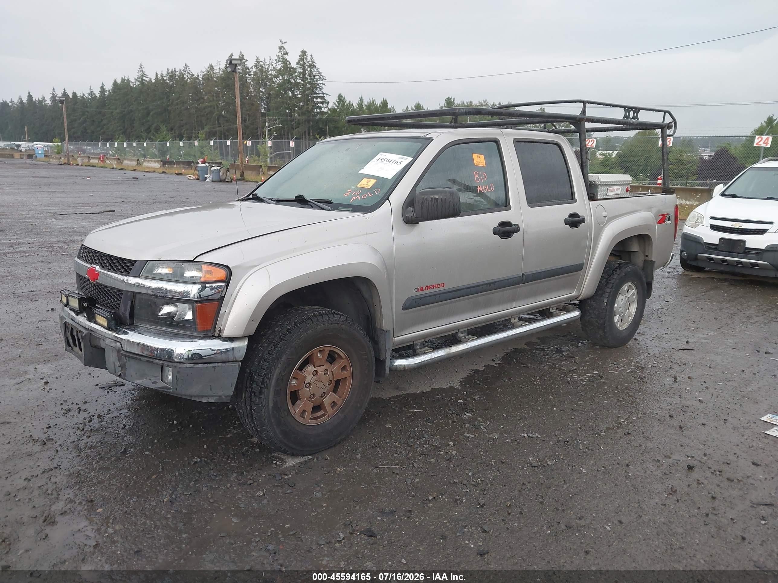 2005 Chevrolet Colorado Ls Beige vin: 1GCDT136158193413