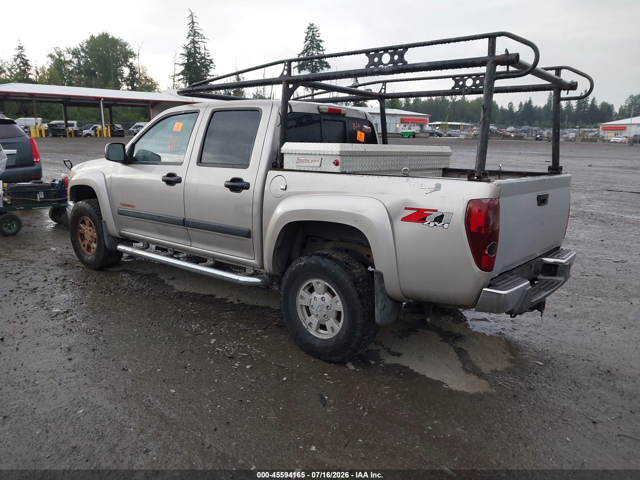 2005 Chevrolet Colorado Ls Beige vin: 1GCDT136158193413