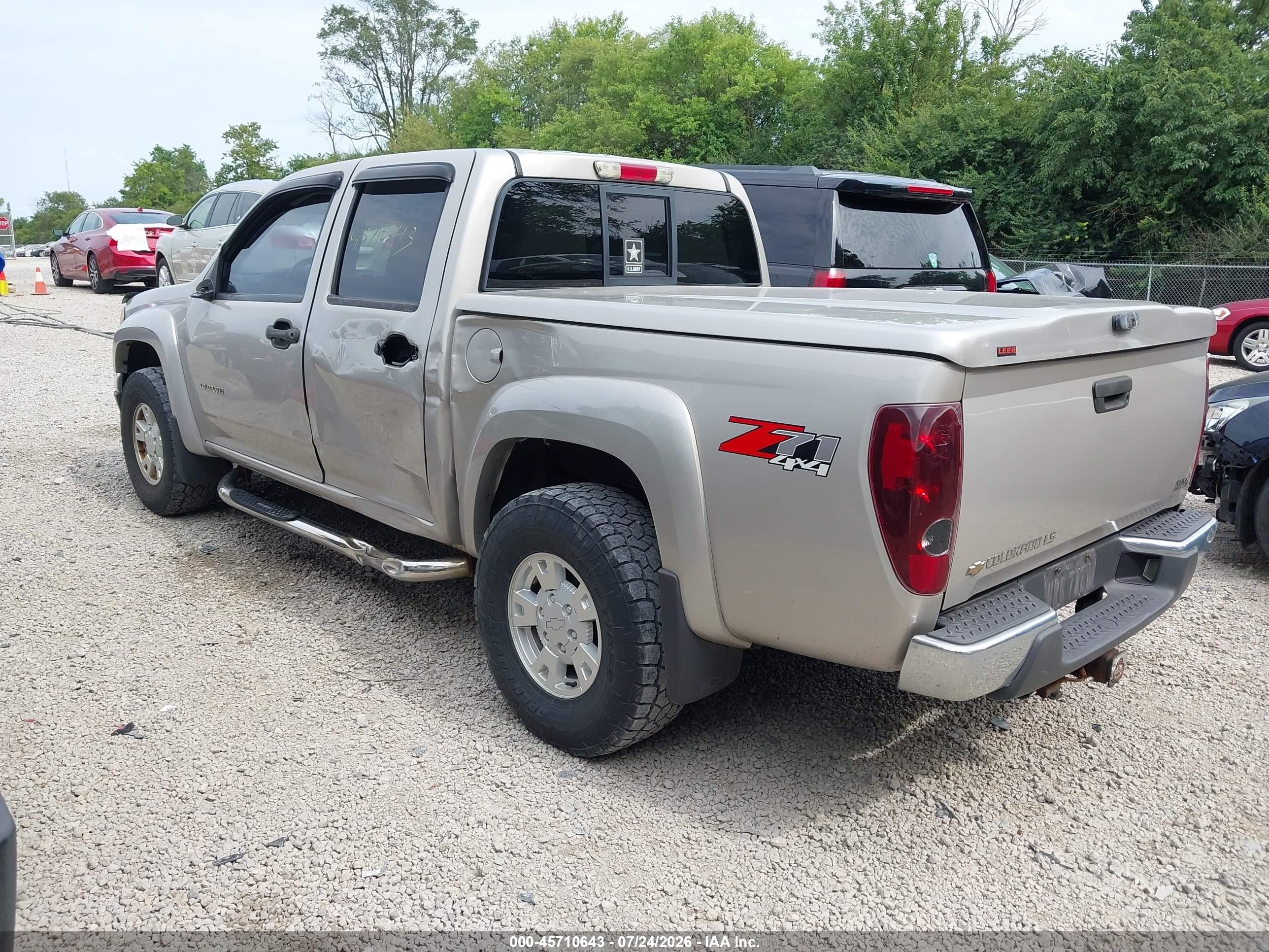 2004 Chevrolet Colorado Ls Beige vin: 1GCDT136248198604