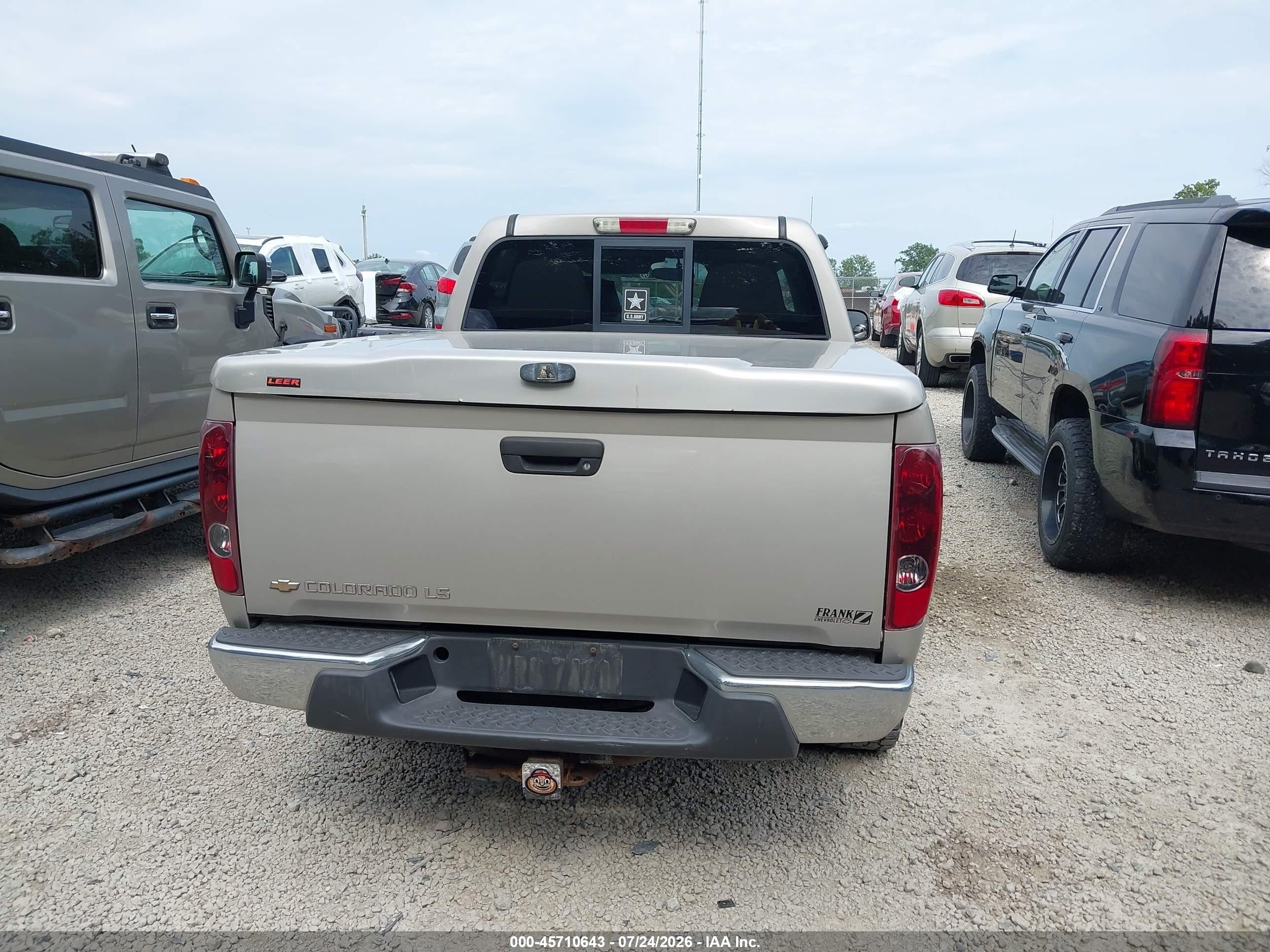 2004 Chevrolet Colorado Ls Beige vin: 1GCDT136248198604