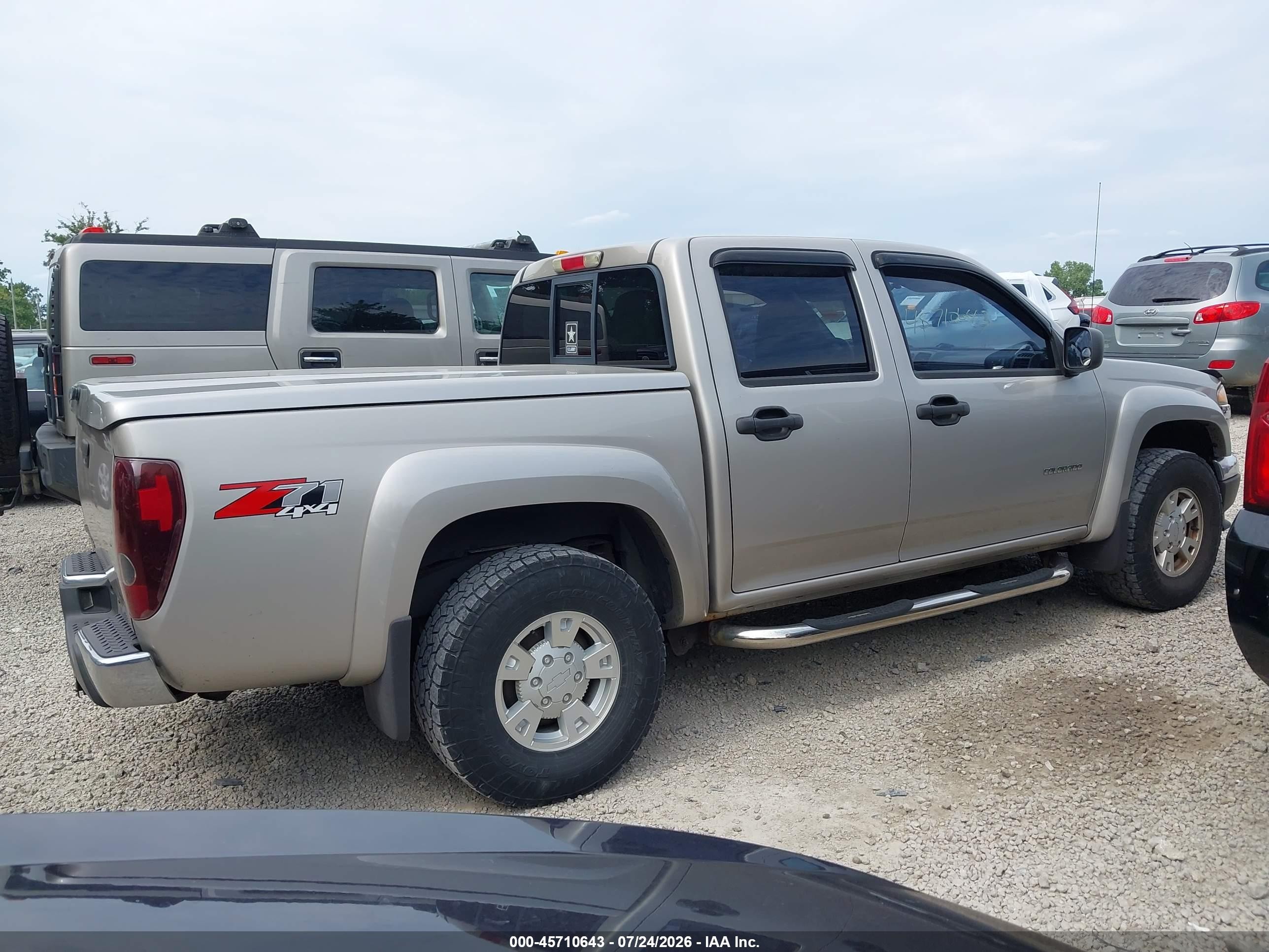 2004 Chevrolet Colorado Ls Beige vin: 1GCDT136248198604