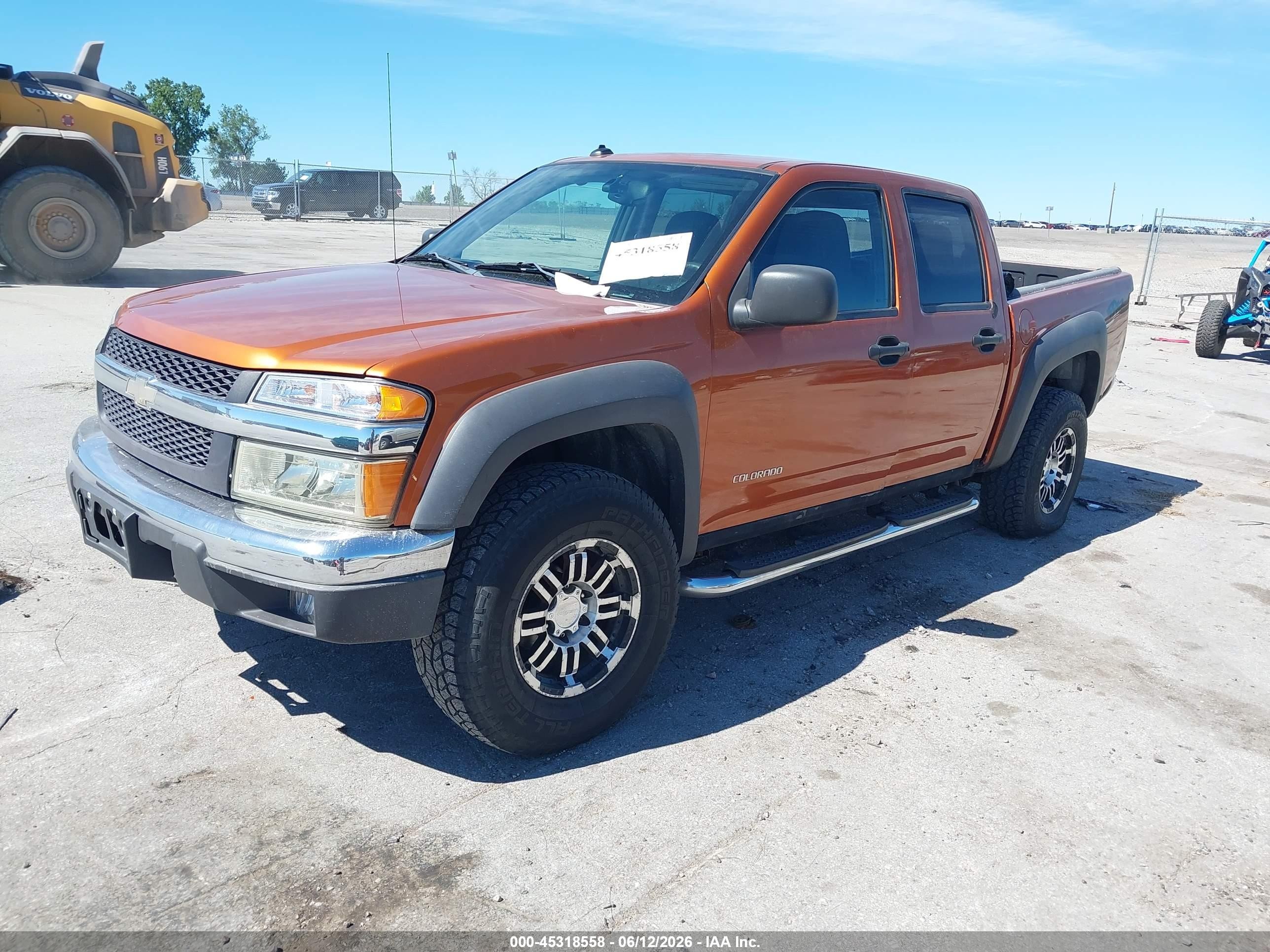 2004 Chevrolet Colorado Ls Orange vin: 1GCDT136248222819