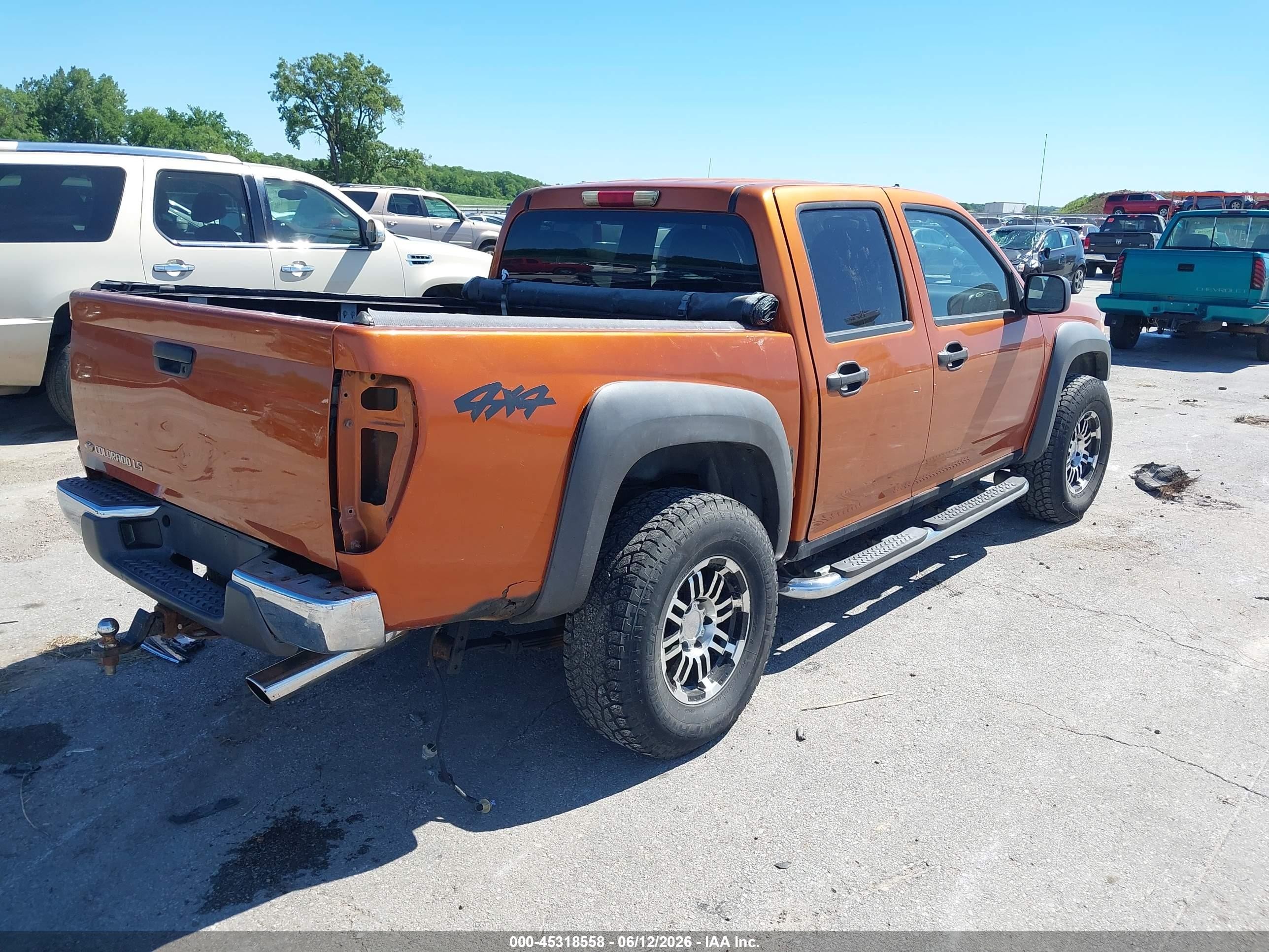 2004 Chevrolet Colorado Ls Orange vin: 1GCDT136248222819