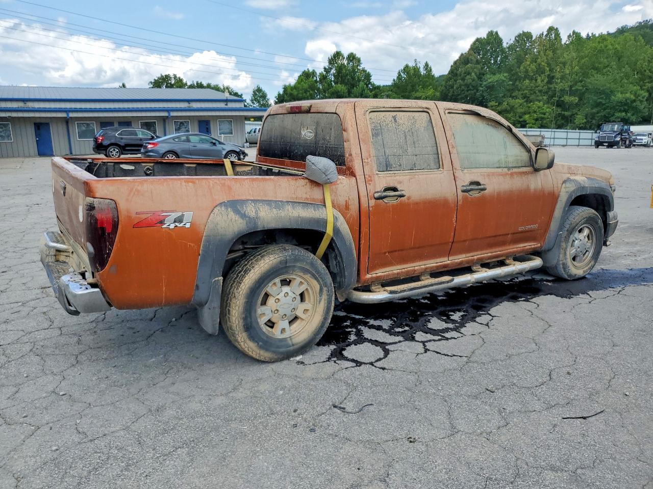 2005 Chevrolet Colorado Orange vin: 1GCDT136258124522