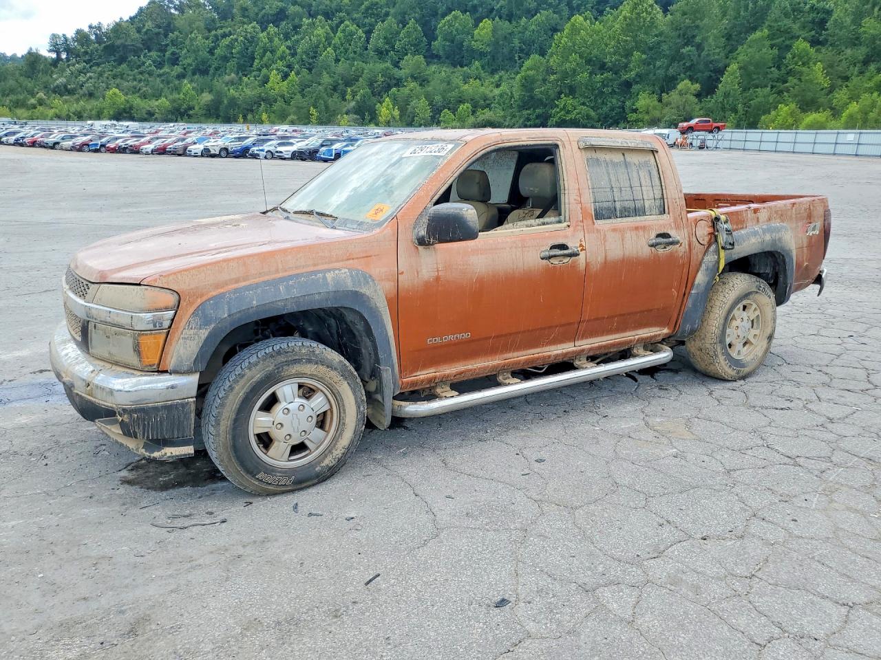 2005 Chevrolet Colorado Orange vin: 1GCDT136258124522