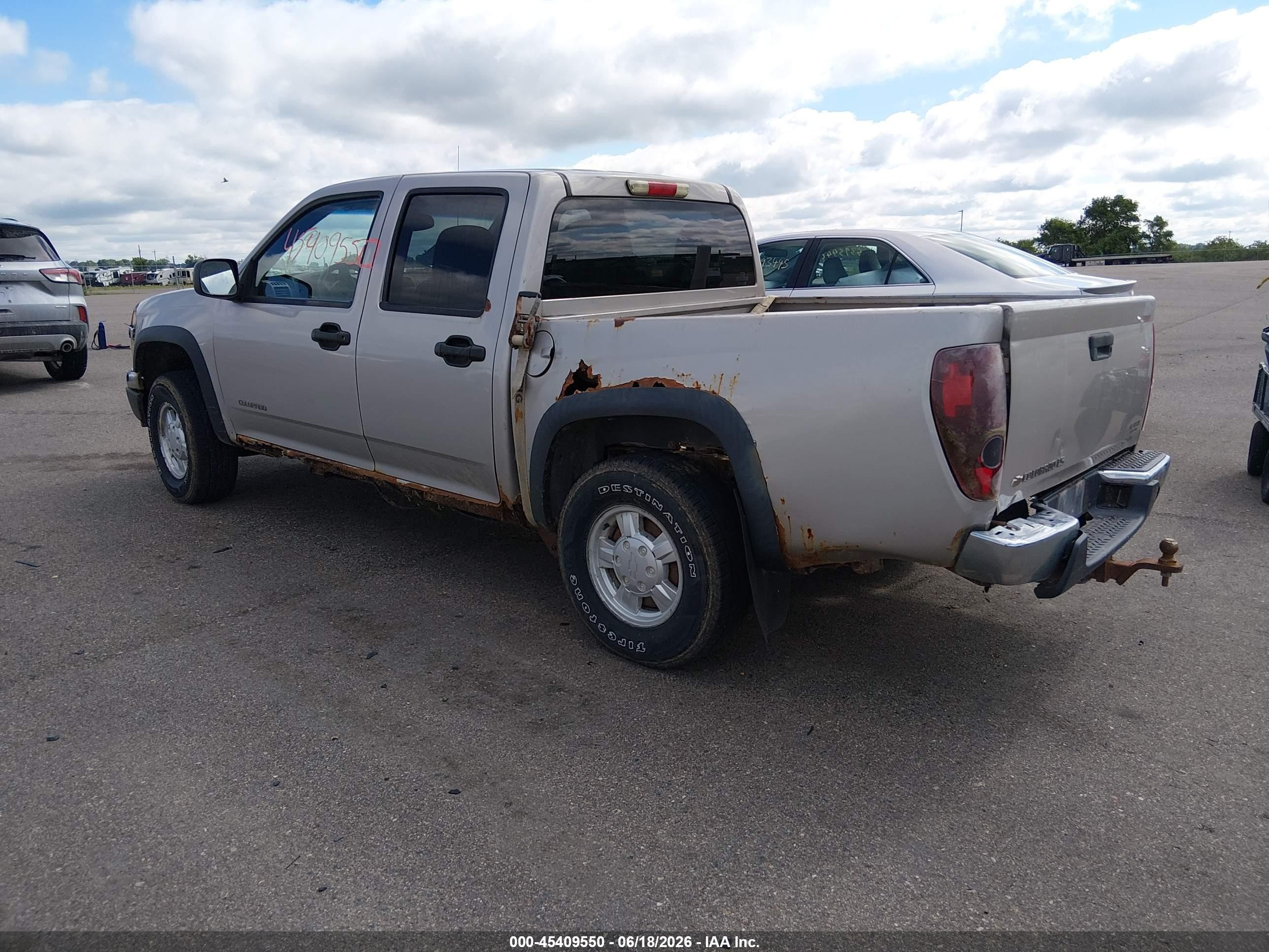 2005 Chevrolet Colorado Ls Tan vin: 1GCDT136258253182