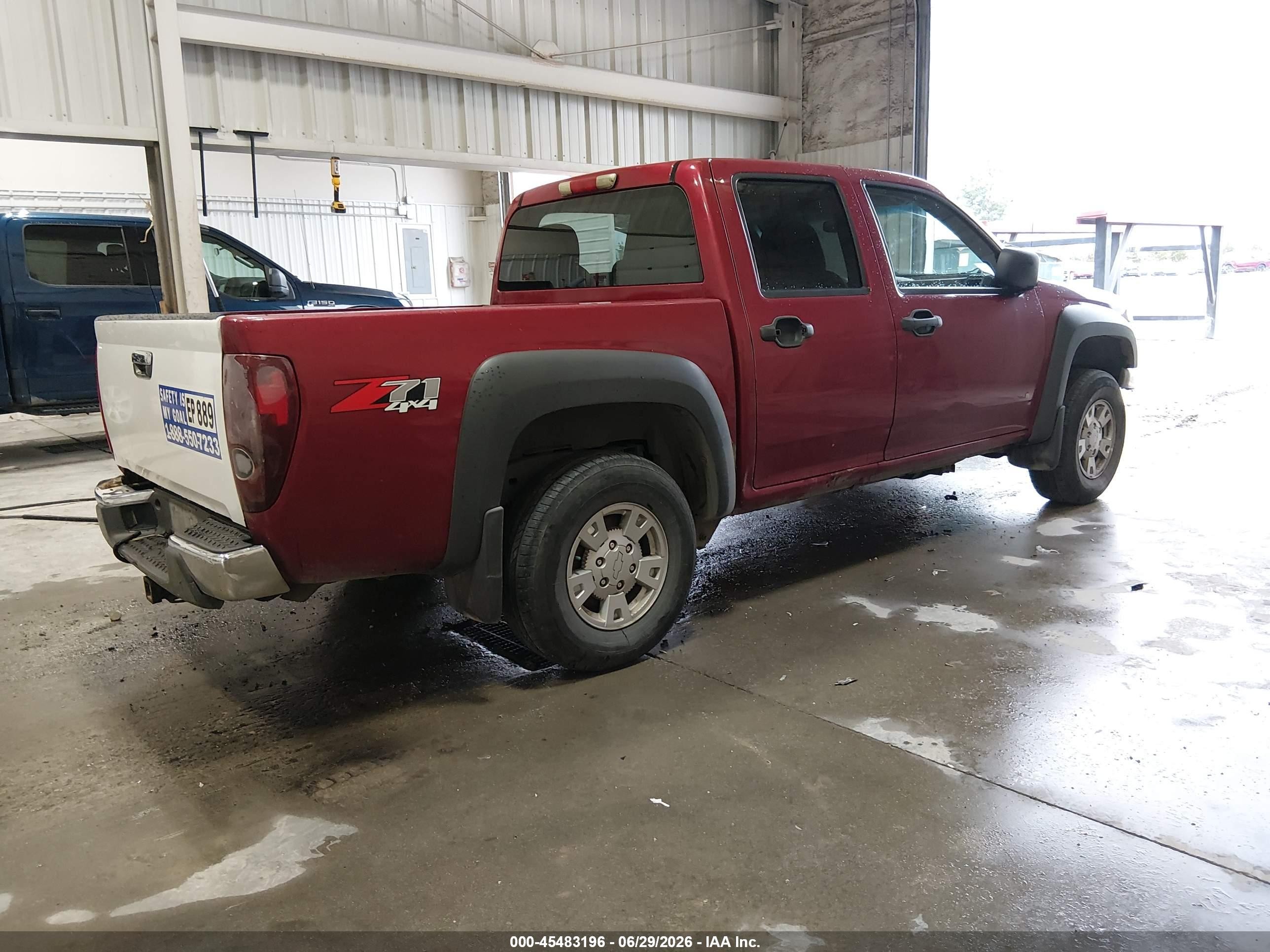2006 Chevrolet Colorado Lt Red vin: 1GCDT136268319652