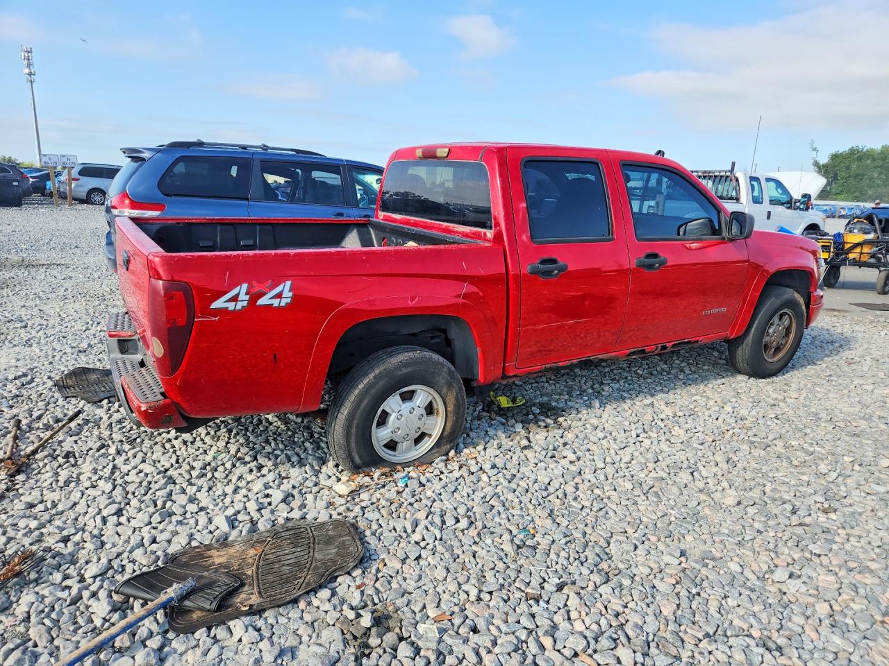 2004 Chevrolet Colorado Red vin: 1GCDT136348133311