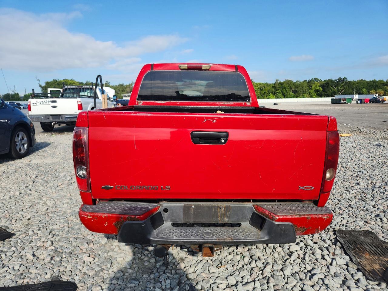 2004 Chevrolet Colorado Red vin: 1GCDT136348133311
