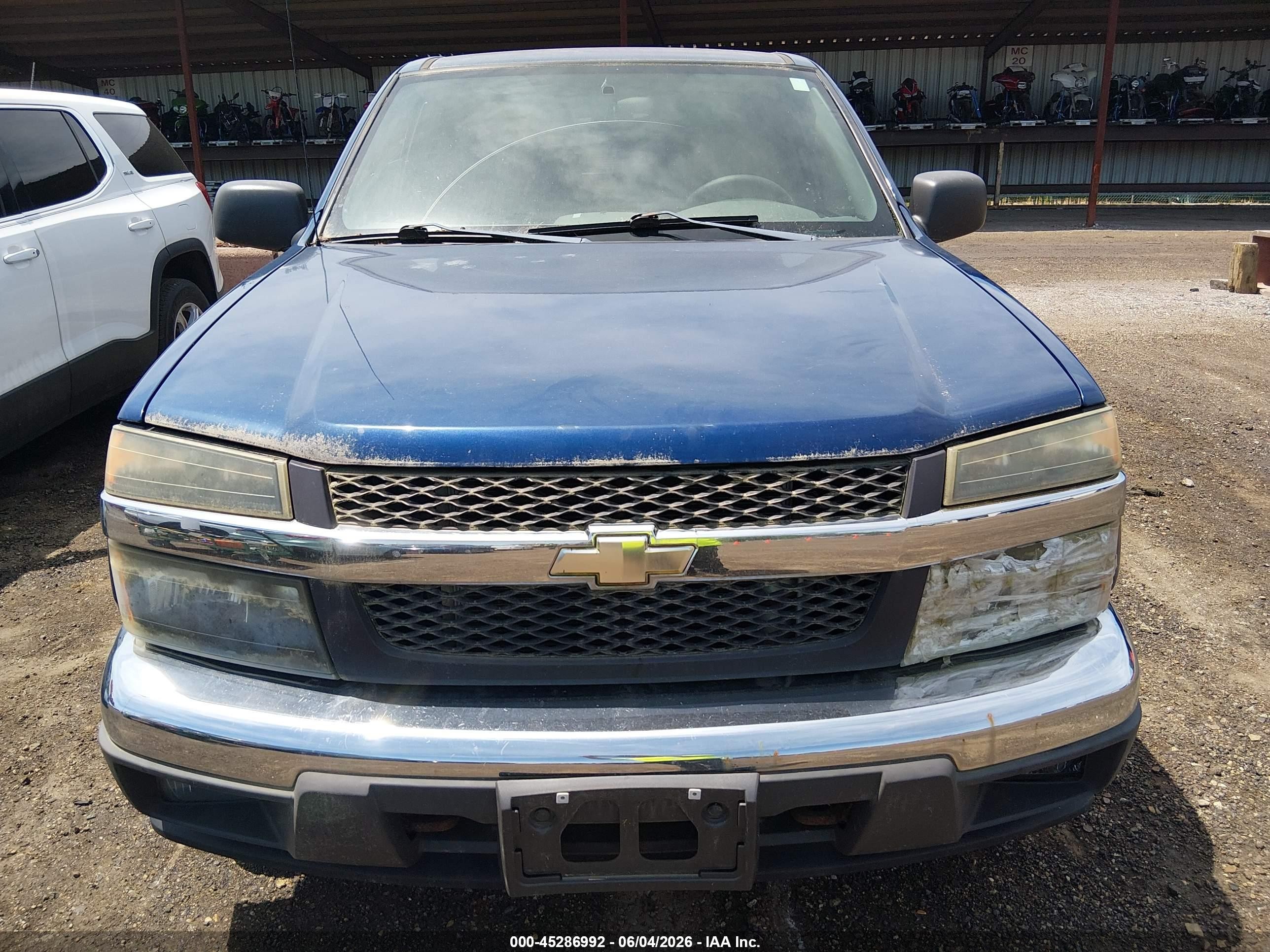 2005 Chevrolet Colorado Ls Blue vin: 1GCDT136358123993