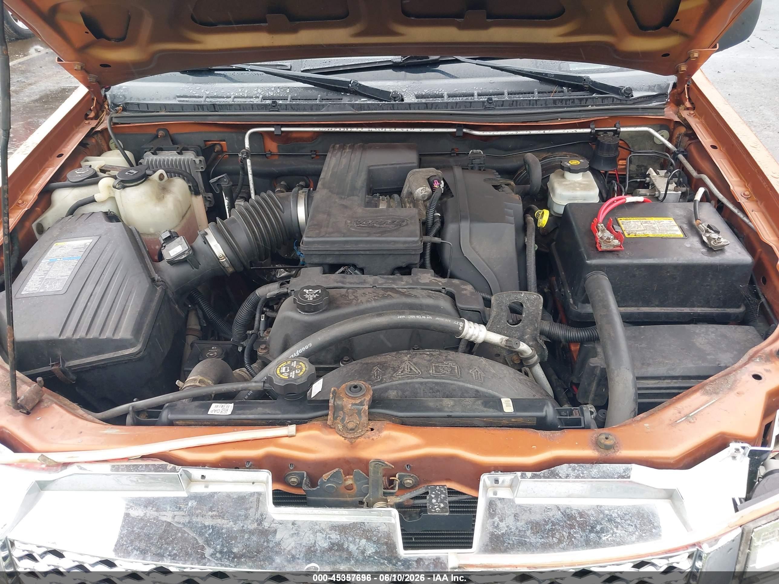 2005 Chevrolet Colorado Ls Orange vin: 1GCDT136358124304