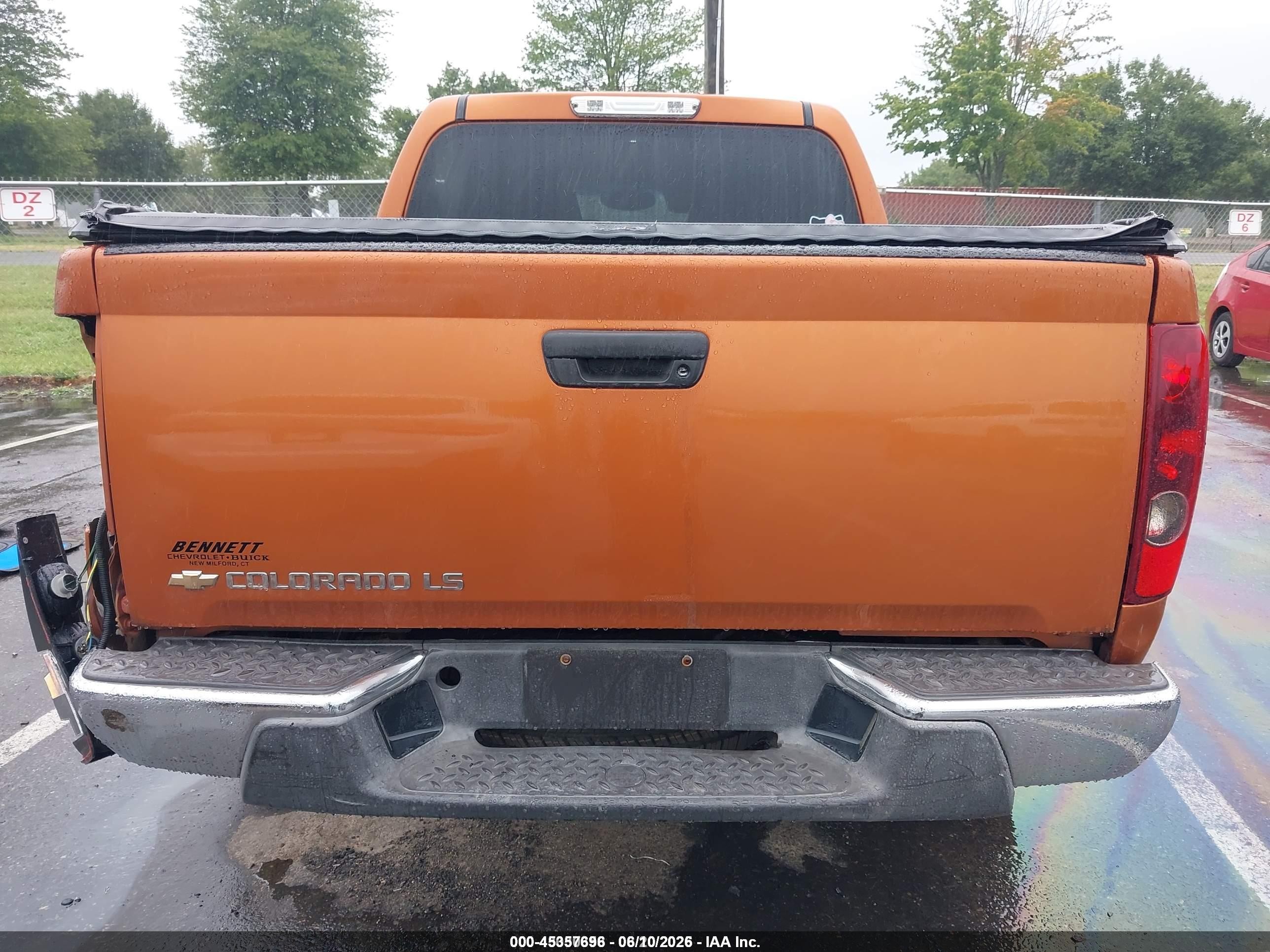 2005 Chevrolet Colorado Ls Orange vin: 1GCDT136358124304