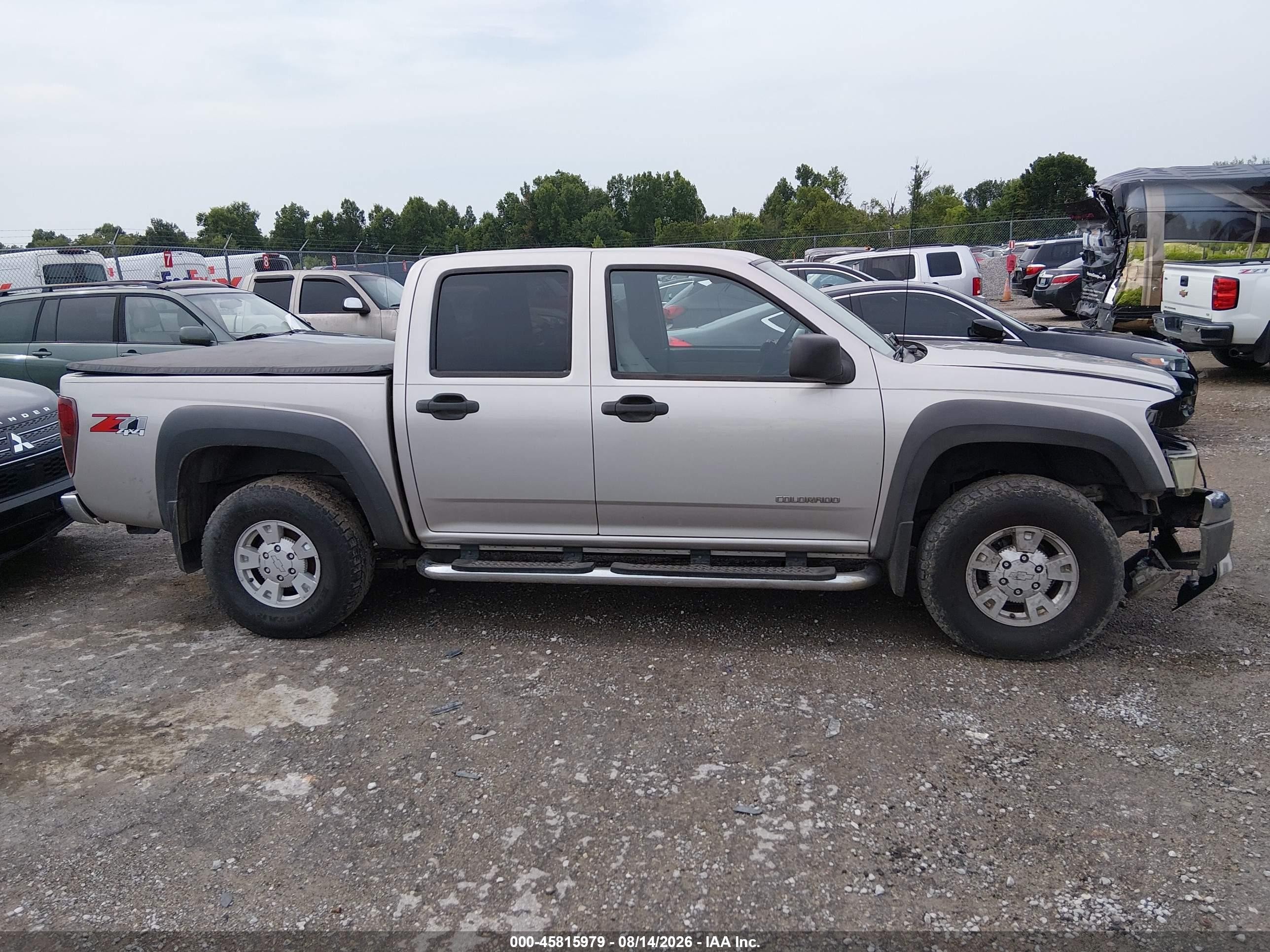 2005 Chevrolet Colorado Ls Gray vin: 1GCDT136358209594